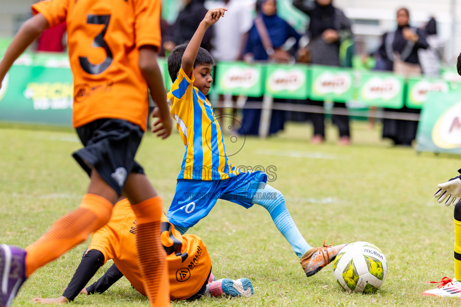 Day 1 of MILO SVAM Juniors 2025 (U-8) was held at Henveiru Stadium in Male', Maldives on Thursday, 26th June 2025. 
Photos: Hassan Simah / images.mv
