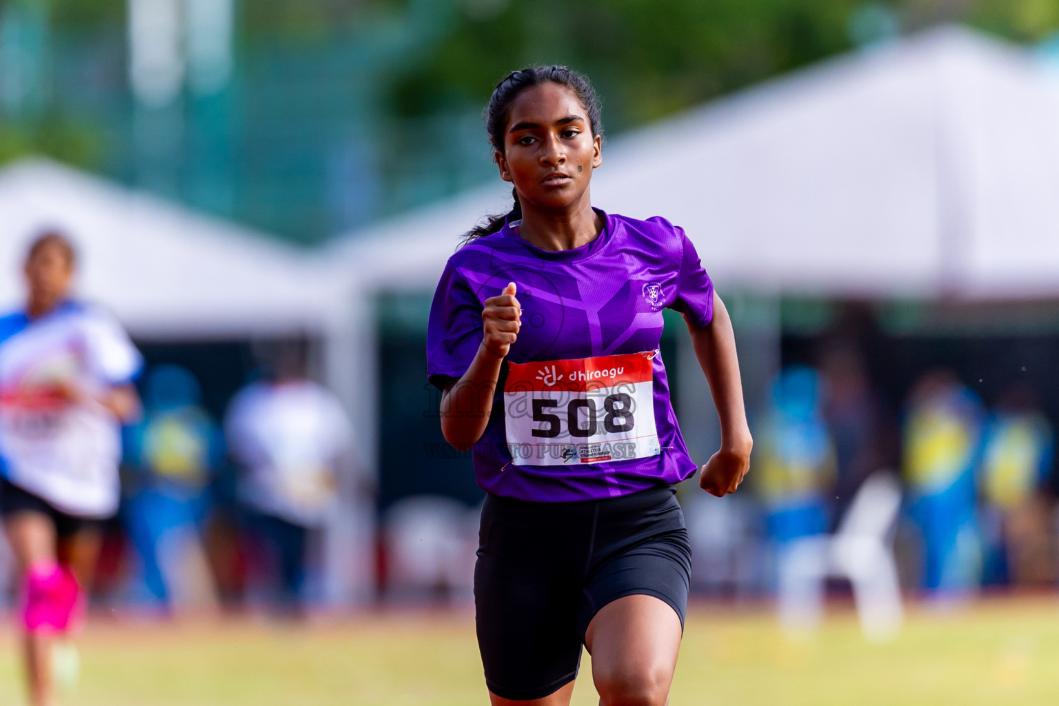 Day 5 of Inter-school Athletics Championship 2025 held in Ekuveni Synthetic Track, Male', Maldives on Saturday, 11th October 2025. Photos by: Nausham Waheed / Images.mv