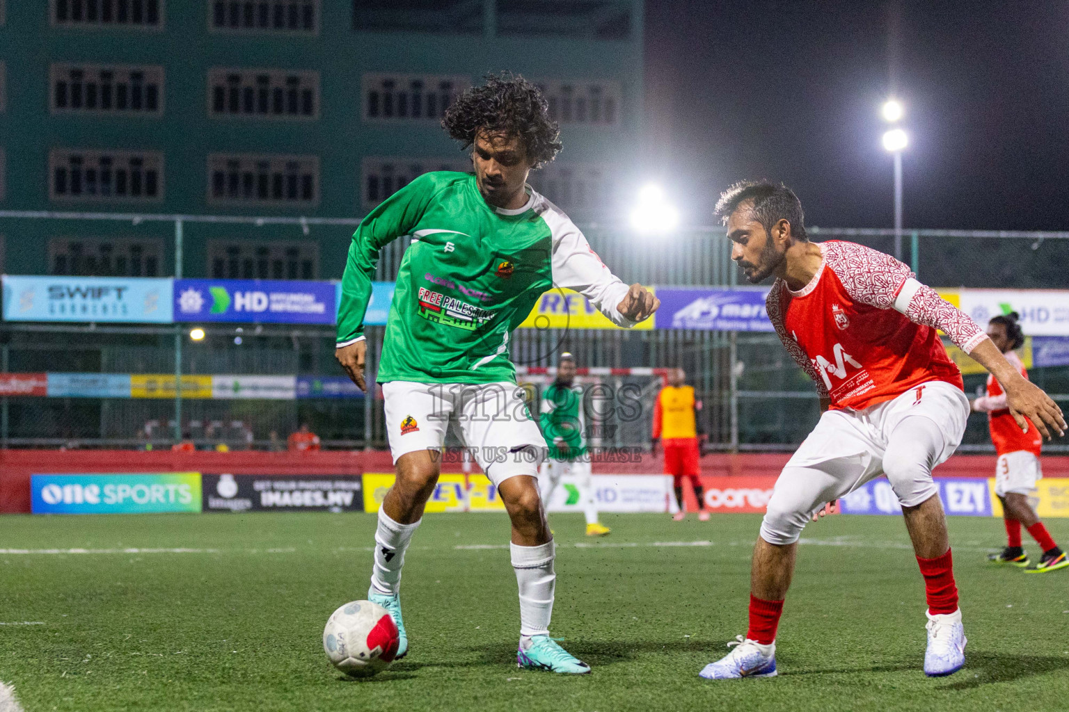 L Maavah vs L Kalaidhoo in Day 3 of Golden Futsal Challenge 2024 was held on Wednesday, 17th January 2024, in Hulhumale', Maldives
Photos: Ismail Thoriq / images.mv