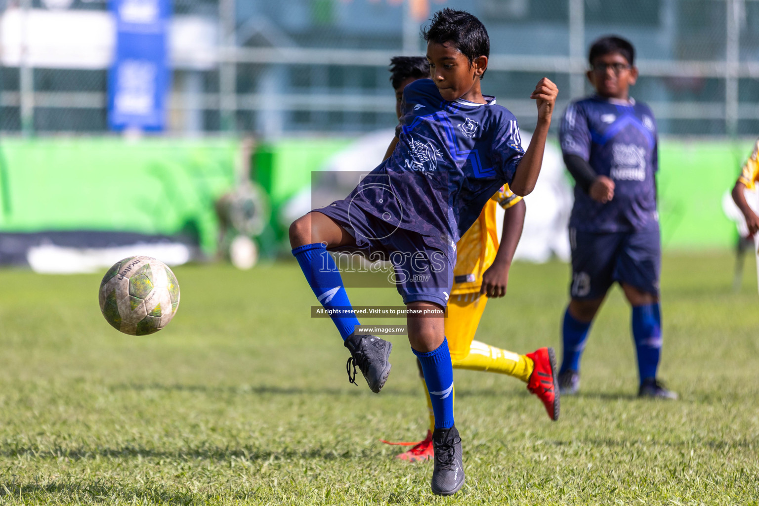 Day 2 of Nestle kids football fiesta, held in Henveyru Football Stadium, Male', Maldives on Thursday, 12th October 2023 Photos: Ismail Thoriq / Images.mv