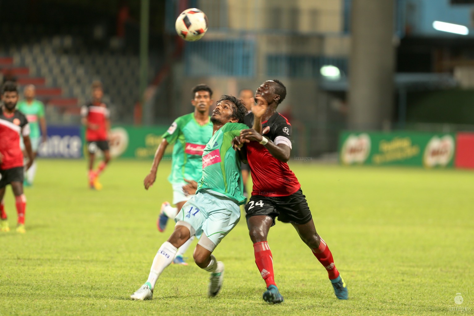 Ooredoo Dhivehi Premier League 2017, Green Streets vs Maalhos FT in Male , Maldives. Sunday, October . 15, 2017. ( Images.mv Photo : Ismail Thoriq )