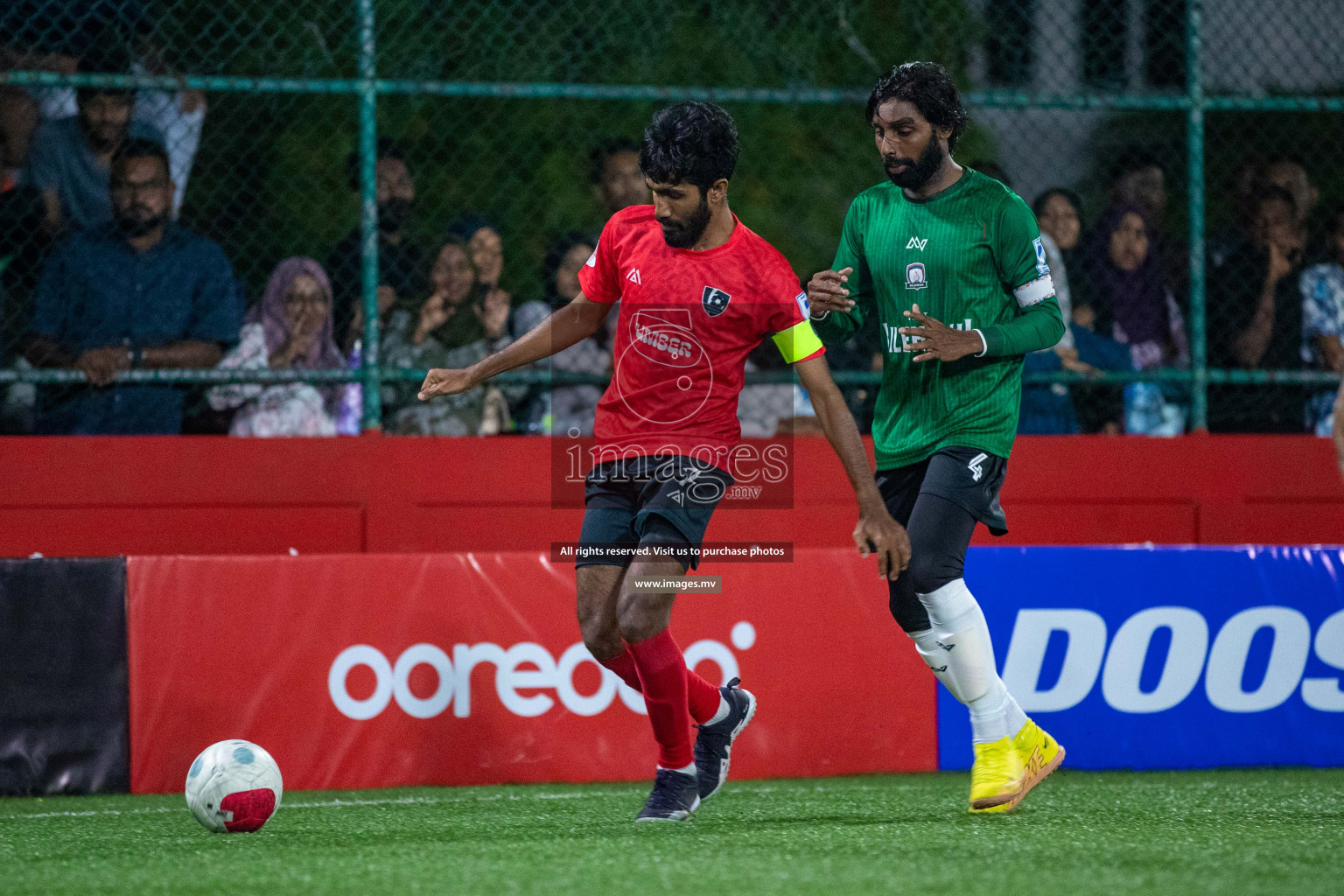 Sh. Kanditheemu vs Sh. Bilehfahi in Day 2 of Golden Futsal Challenge 2023 on 06 February 2023 in Hulhumale, Male, Maldives