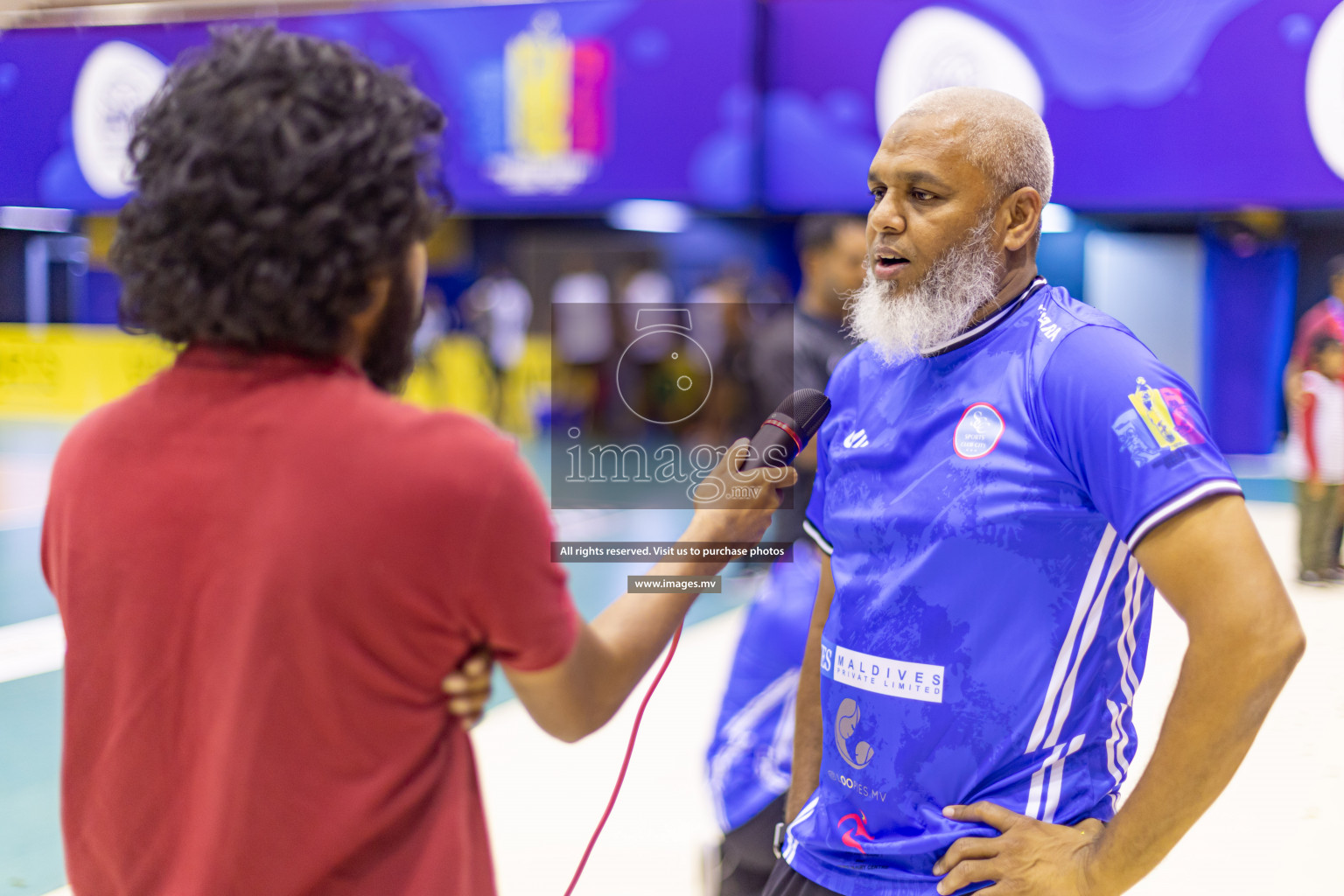 Sports Club City vs Dhivehi Sifainge Club in the Finals of National Volleyball Tournament 2022 on Thursday, 07th July 2022, held in Social Center, Male', Maldives