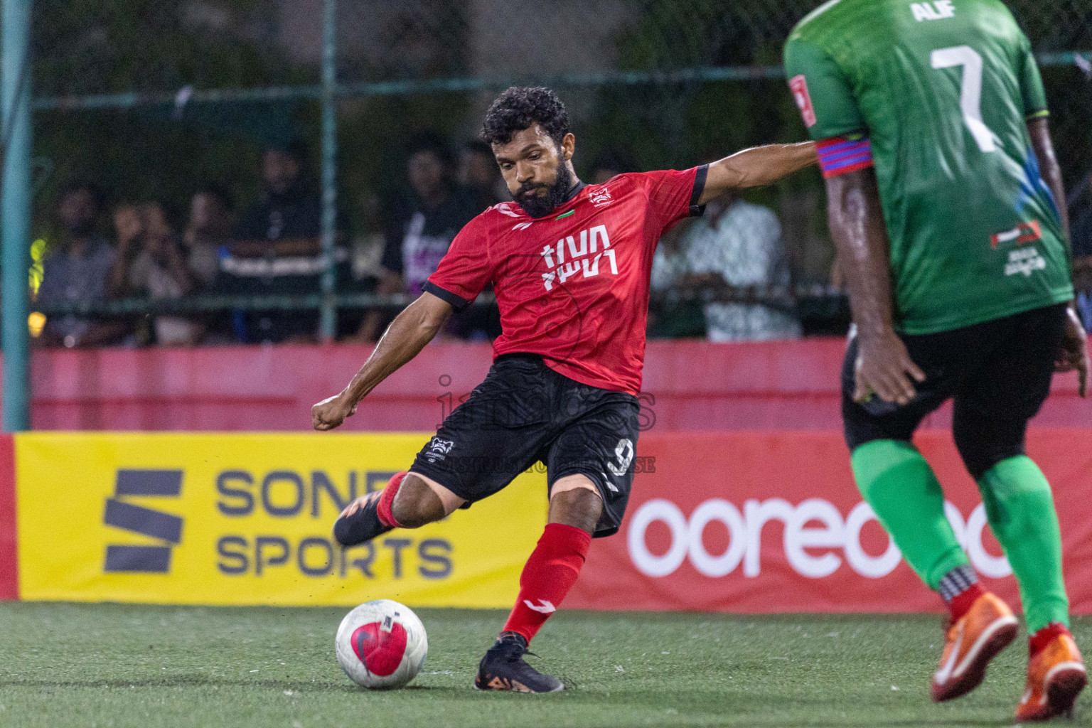 HDh Hanimaadhoo vs HDh Makunudhoo in Day 10 of Golden Futsal Challenge 2024 was held on Tuesday, 23rd January 2024, in Hulhumale', Maldives Photos: Nausham Waheed / images.mv