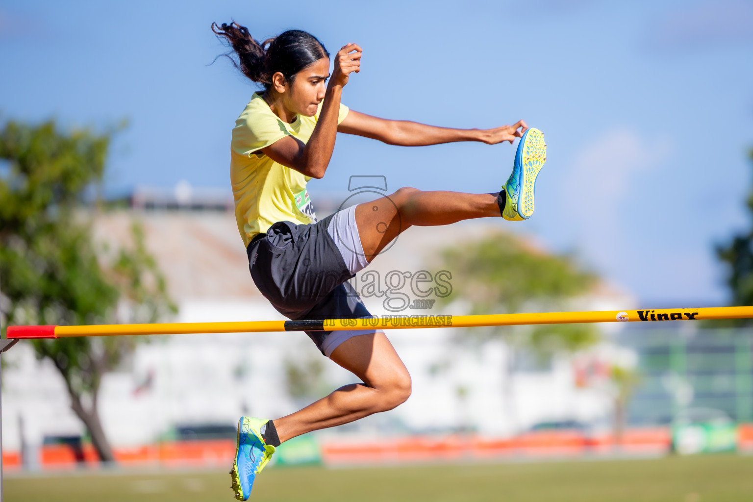 Day 1 of 12th Milo Association Championships was held in Ekuveni Track at Male', Maldives on Thursday, 24th April 2025. Photos: Nausham Waheed / images.mv