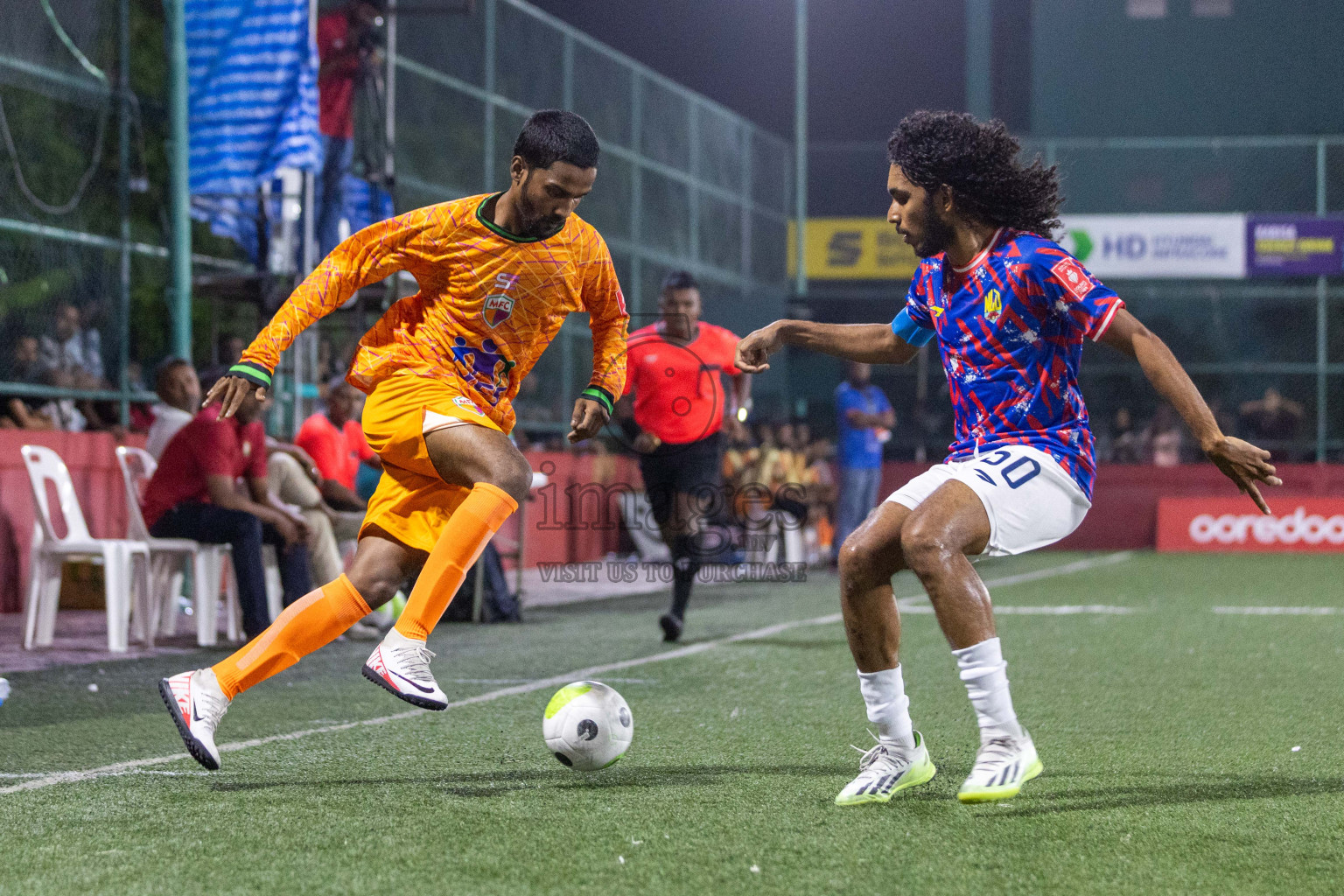 GA. Maamendhoo vs GA. Nilandhoo in Day 1 of Golden Futsal Challenge 2024 was held on Monday, 15th January 2024, in Hulhumale', Maldives Photos: Nausham Waheed  / images.mv