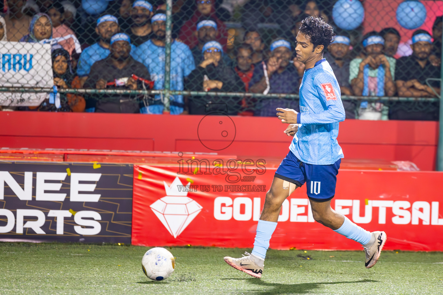 M Dhiggaru vs M Muli in Meemu Atoll Finals in Day 25 of Golden Futsal Challenge 2025 was held on Wednesday , 28th January 2025, in Hulhumale', Maldives. Photos: Ismail Thoriq / images.mv