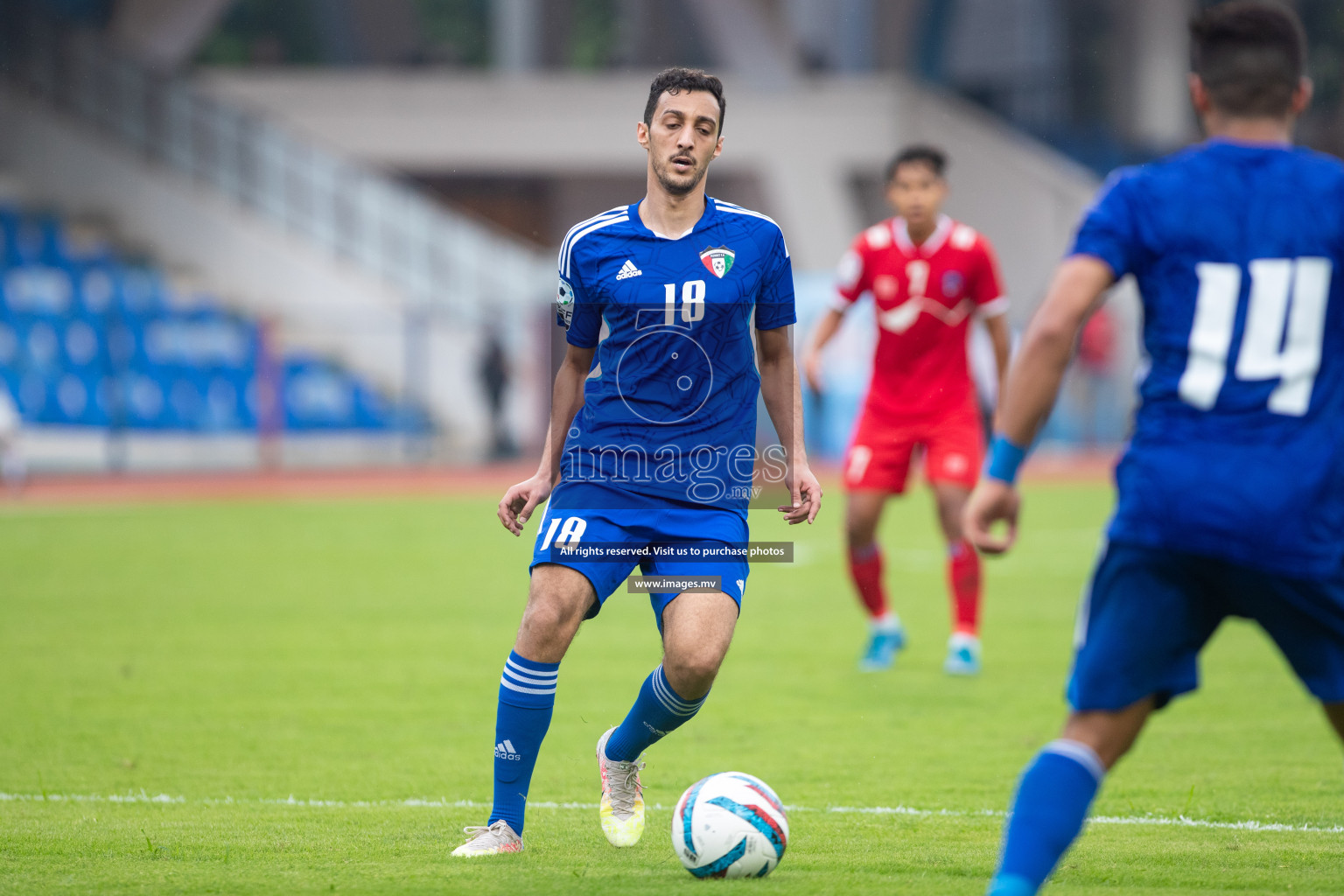 Kuwait vs Nepal in the opening match of SAFF Championship 2023 held in Sree Kanteerava Stadium, Bengaluru, India, on Wednesday, 21st June 2023. Photos: Nausham Waheed / images.mv