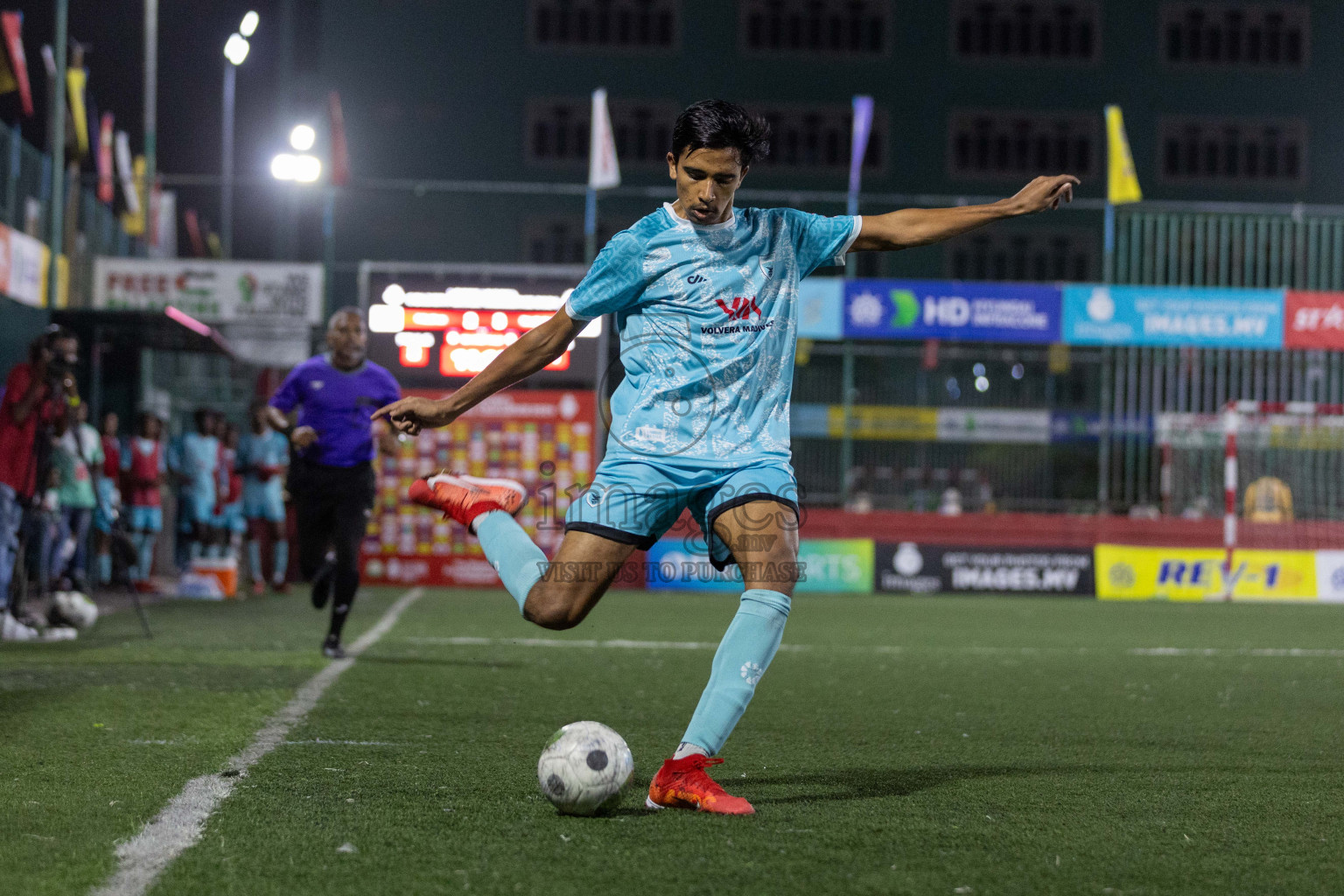 HA Filladhoo VS HA Dhidhdhoo in Day 13 of Golden Futsal Challenge 2024 was held on Saturday, 27th January 2024, in Hulhumale', Maldives Photos: Nausham Waheed / images.mv