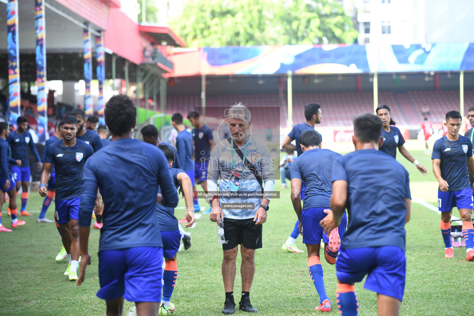 Bangladesh vs India in SAFF Championship 2021 held on 1st October 2021 in Galolhu National Stadium, Male', Maldives