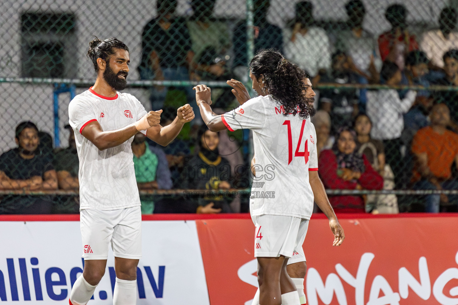 Team Allied vs Club Aasandha in Club Maldives Cup 2024 held in Rehendi Futsal Ground, Hulhumale', Maldives on Monday, 23rd September 2024. 
Photos: Mohamed Mahfooz Moosa / images.mv