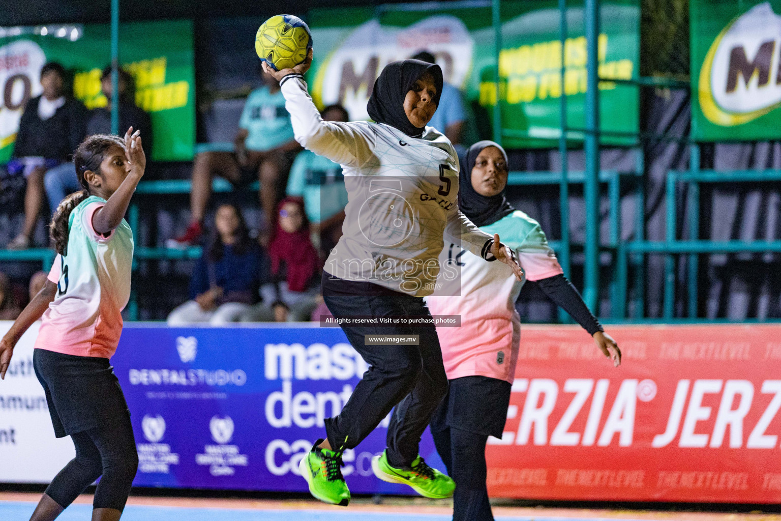 Day 4 of 7th Inter-Office/Company Handball Tournament 2023, held in Handball ground, Male', Maldives on Monday, 18th September 2023 Photos: Nausham Waheed/ Images.mv