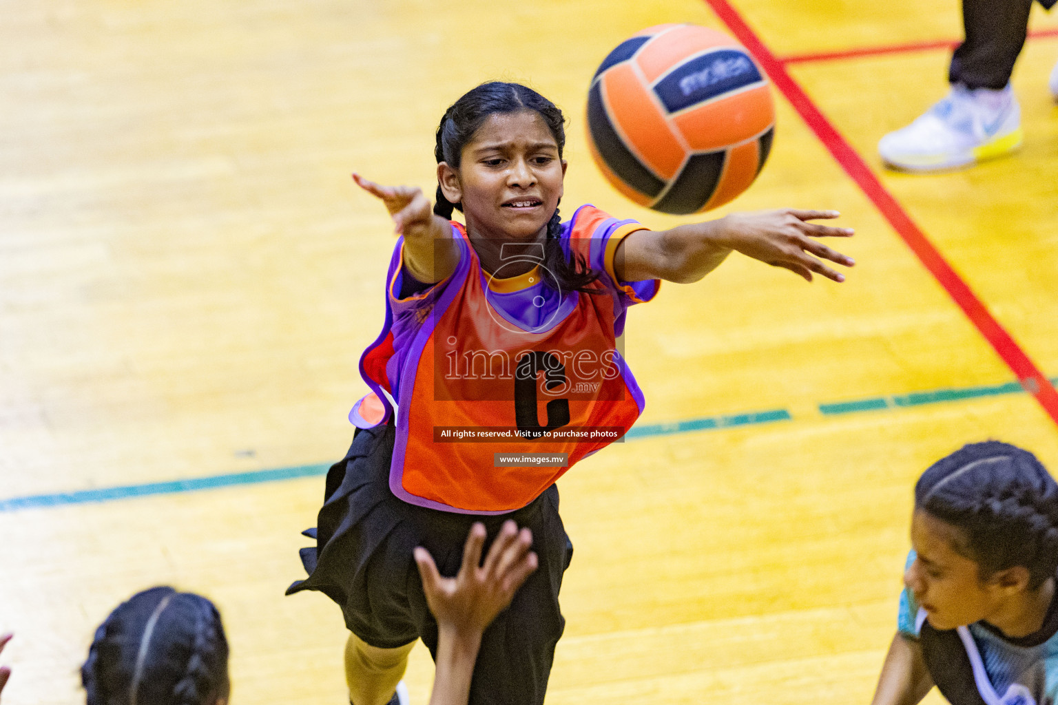 Day2 of 24th Interschool Netball Tournament 2023 was held in Social Center, Male', Maldives on 28th October 2023. Photos: Nausham Waheed / images.mv