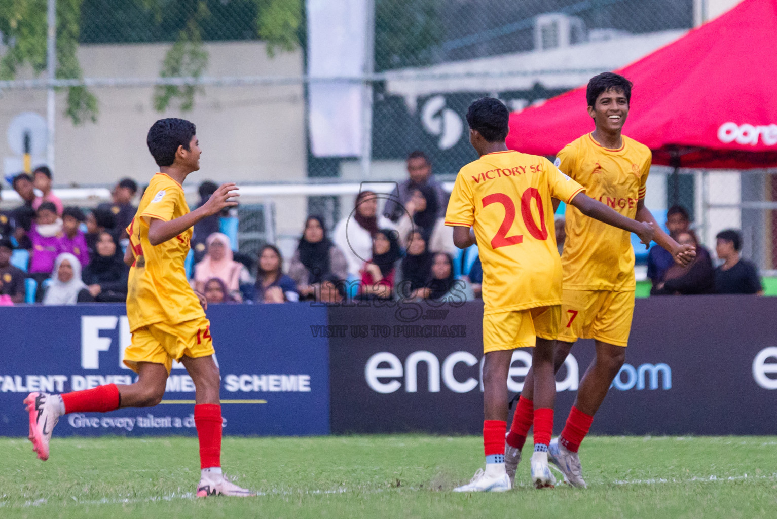 United Victory vs Victory Sports Club  (U14) in Day 5 of Dhivehi Youth League 2024 held at Henveiru Stadium on Friday 29th November 2024. Photos: Shuu Abdul Sattar/ Images.mv