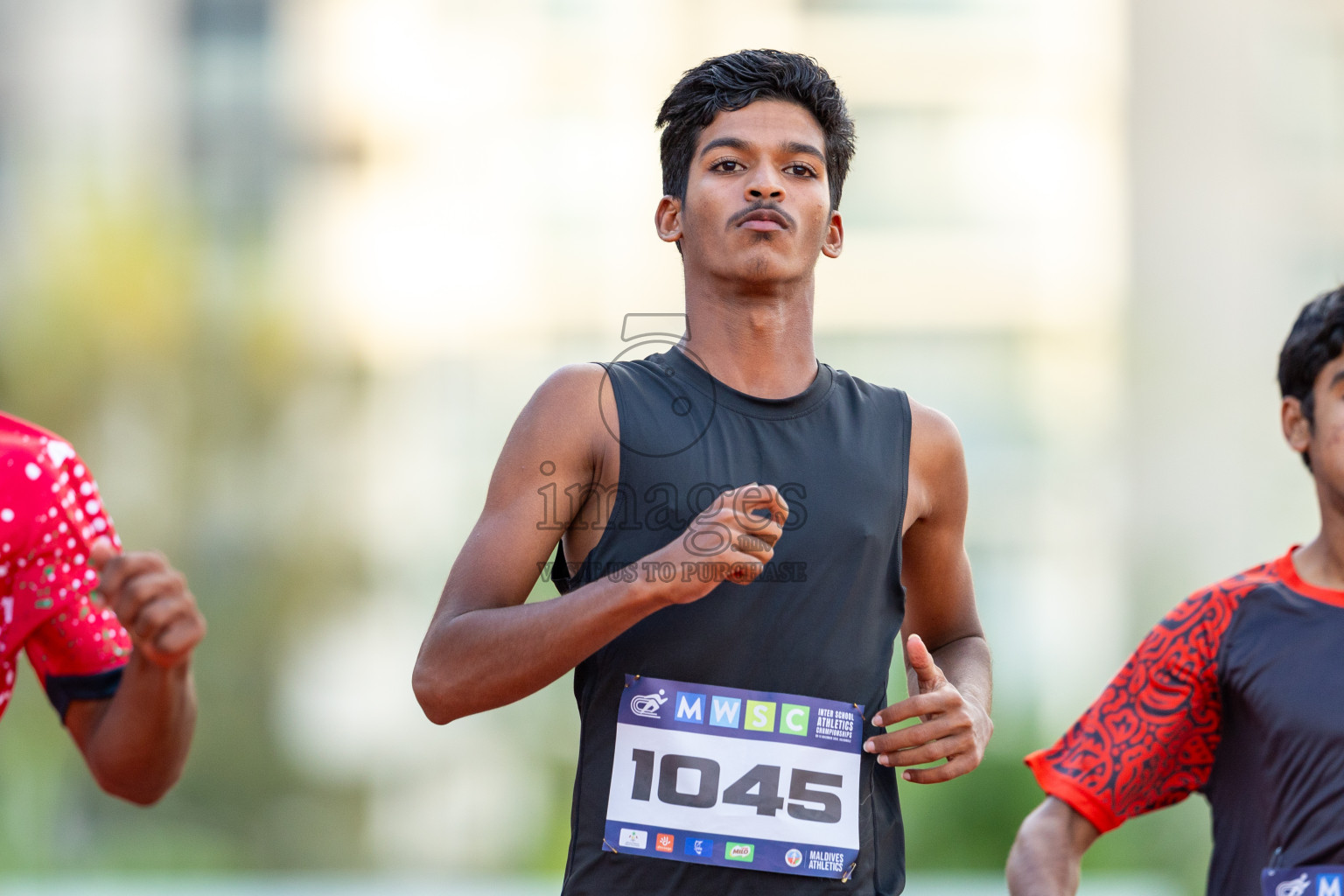 Day 1 of MWSC Interschool Athletics Championships 2024 held in Hulhumale Running Track, Hulhumale, Maldives on Saturday, 9th November 2024. Photos by: Ismail Thoriq / Images.mv