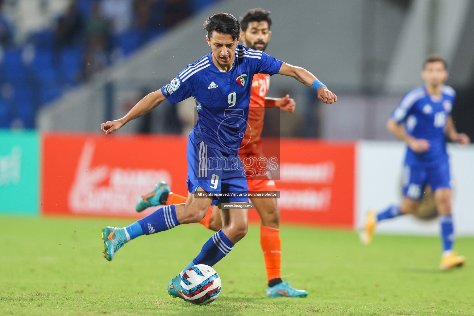 Kuwait vs India in the Final of SAFF Championship 2023 held in Sree Kanteerava Stadium, Bengaluru, India, on Tuesday, 4th July 2023. Photos: Nausham Waheed / images.mv