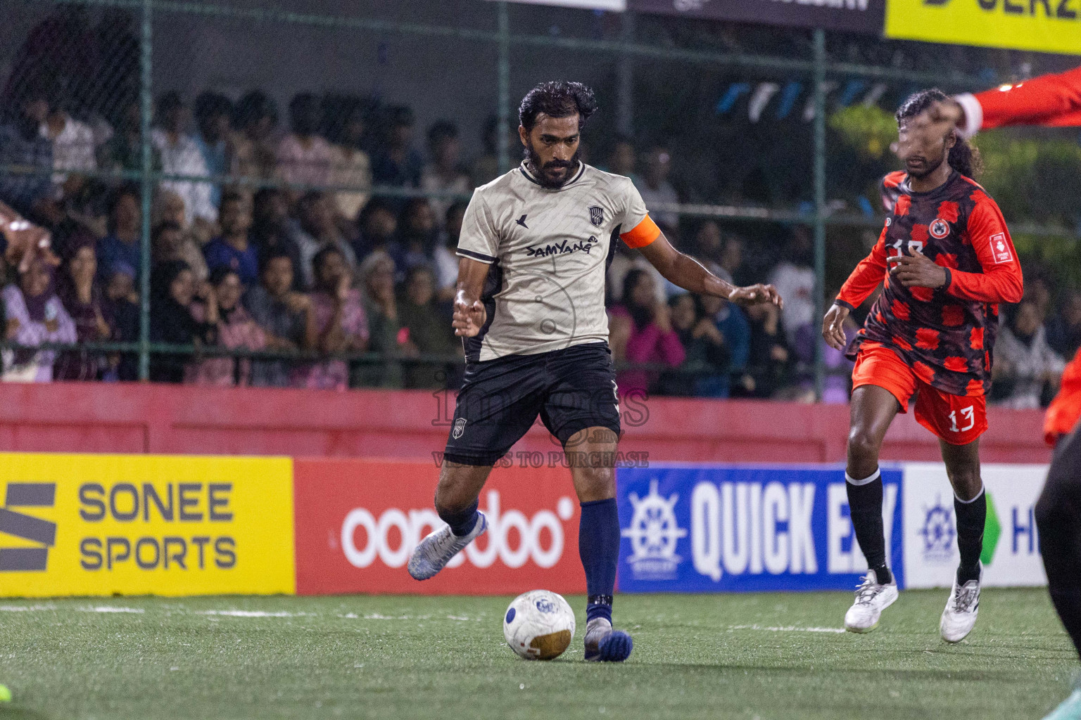 Lh Hinnavaru vs Lh Kurendhoo in Day 21 of Golden Futsal Challenge 2024 was held on Sunday , 4th February 2024 in Hulhumale', Maldives Photos: Nausham Waheed / images.mv