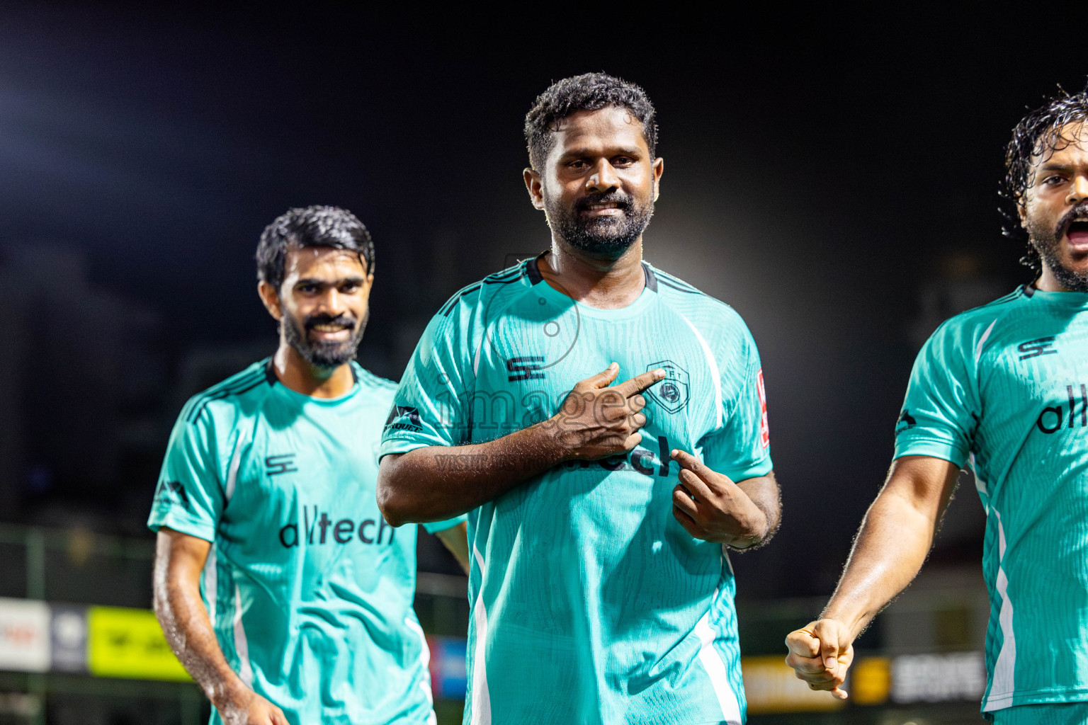 S Feydhoo vs S Meedhoo on Day 20 of Golden Futsal Challenge 2025 was held on Thursday, 23rd January 2025, in Hulhumale', Maldives. Photos: Nausham Waheed / images.mv