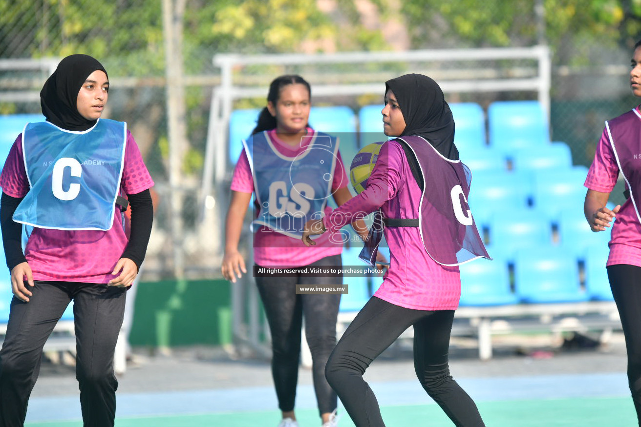 Day 1 of Junior Netball Championship 2022 on 5 March 2022 held in Male', Maldives. Photos by Nausham Waheed.