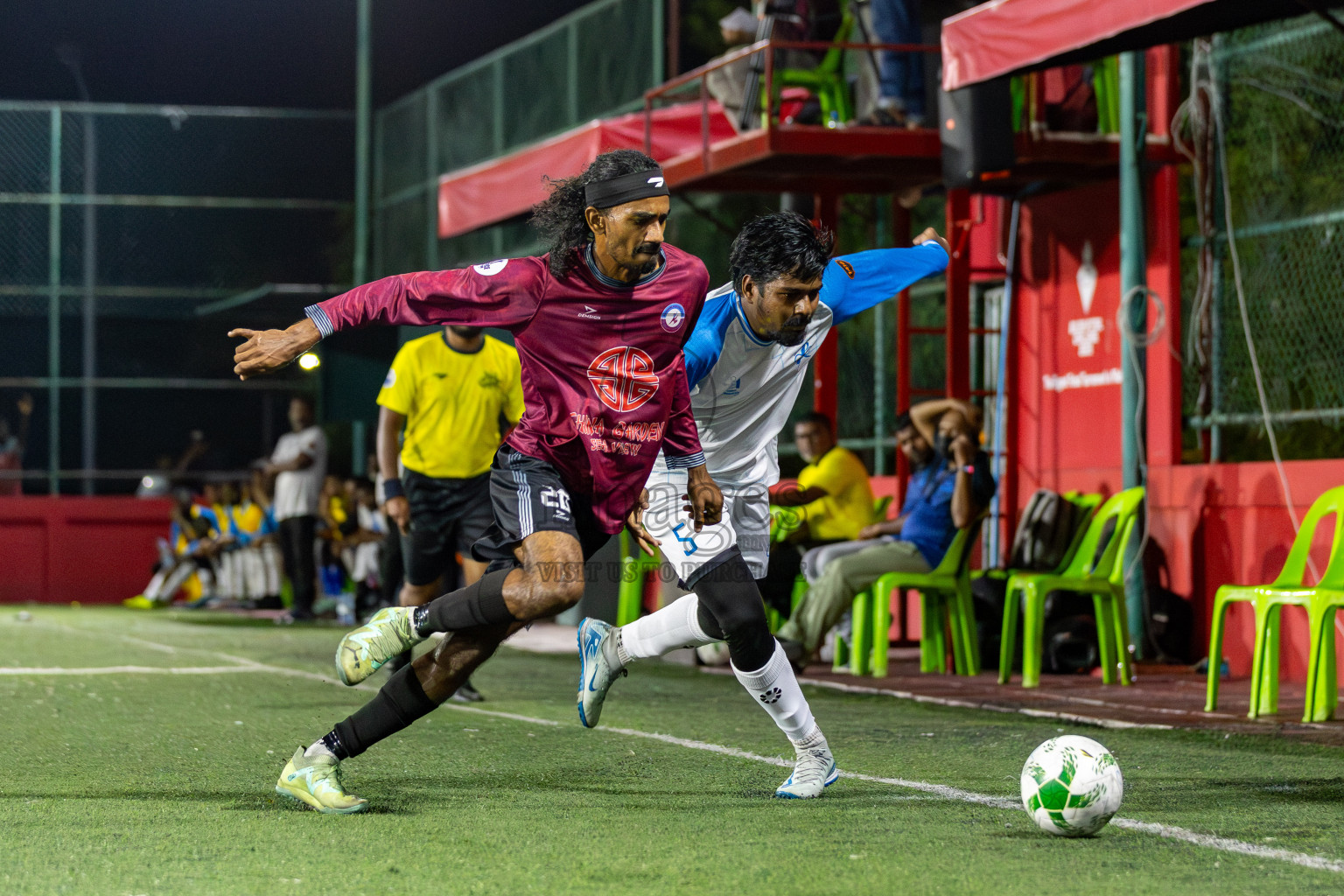 Kulhivaru Vuzaaraa vs Customs RC in Day 9 of Office League 2025 was held on Thursday, 24th April 2025 in Hulhumale', Maldives. Photos: Mohamed Mahfooz Moosa / images.mv