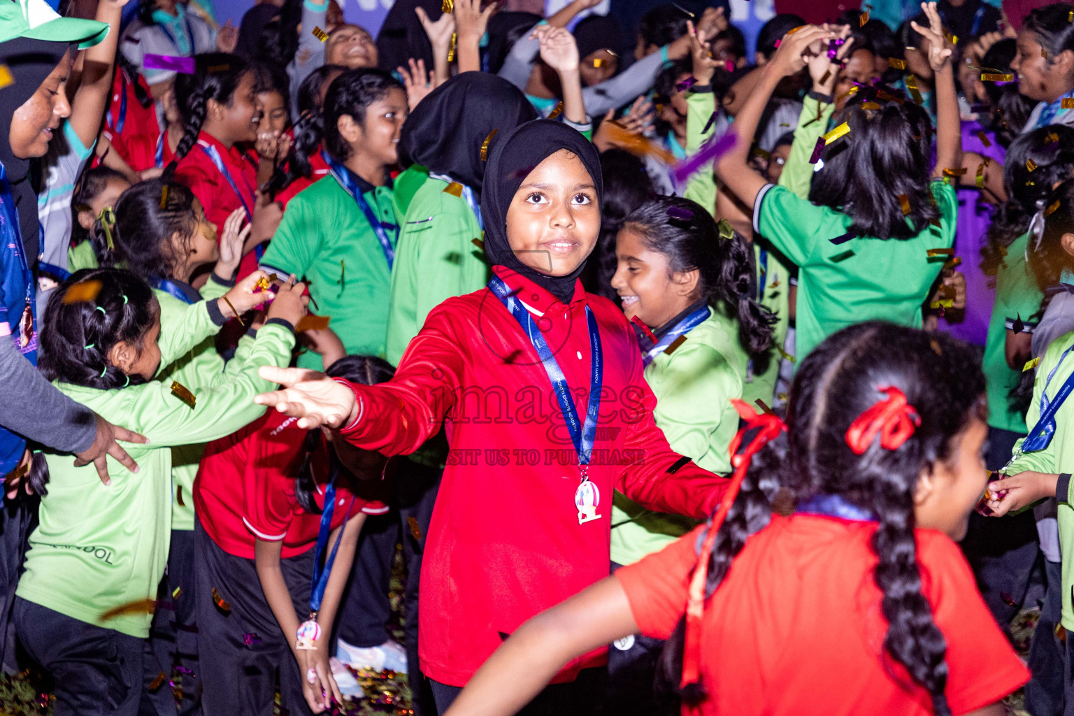 Day 3 of Nestle' Kids Netball Fiesta 2023 held in Henveyru Stadium, Male', Maldives on Saturday, 2nd December 2023. Photos by Nausham Waheed / Images.mv