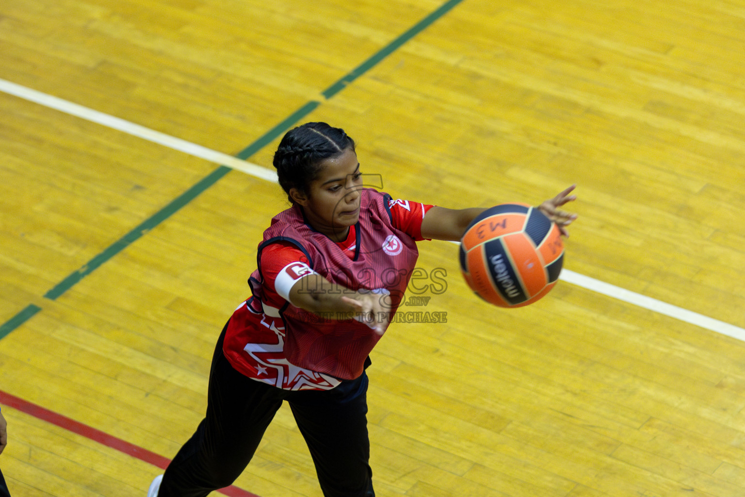 Day 2 of 25th Inter-School Netball Tournament was held in Social Center at Male', Maldives on Saturday, 10th August 2024. Photos: Nausham Waheed/ Mohamed Mahfooz Moosa / images.mv