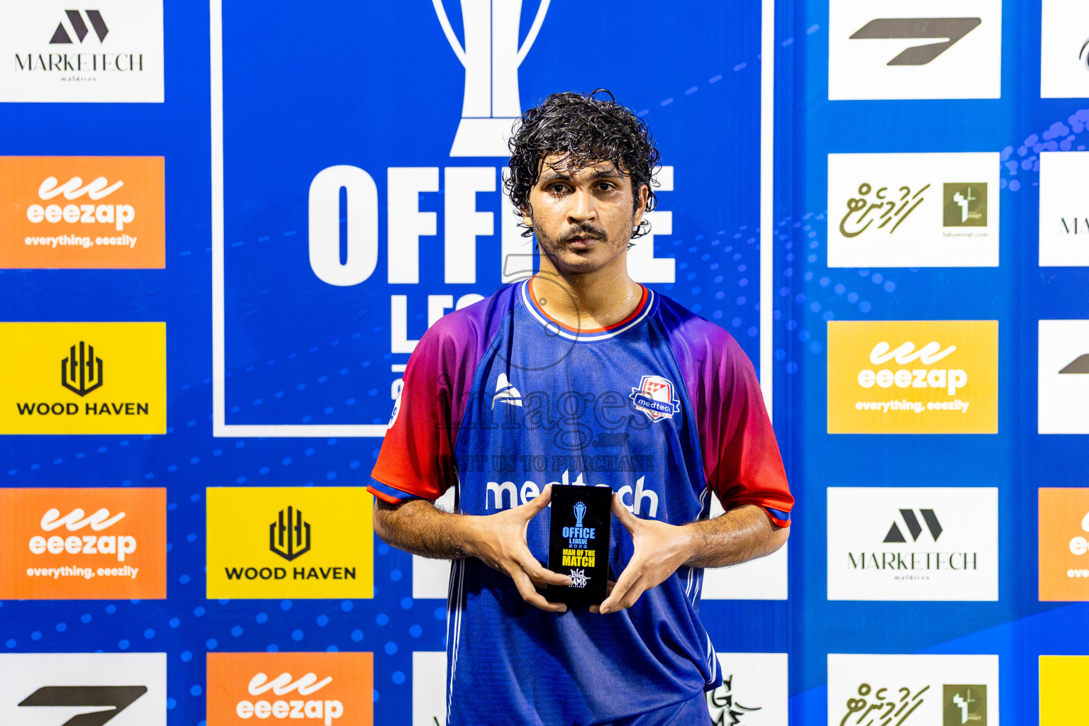 Antrac vs Medtech in Day 6 of Office League 2025 was held on Monday, 21st April 2025 in Hulhumale', Maldives. Photos: Nausham Waheed / images.mv