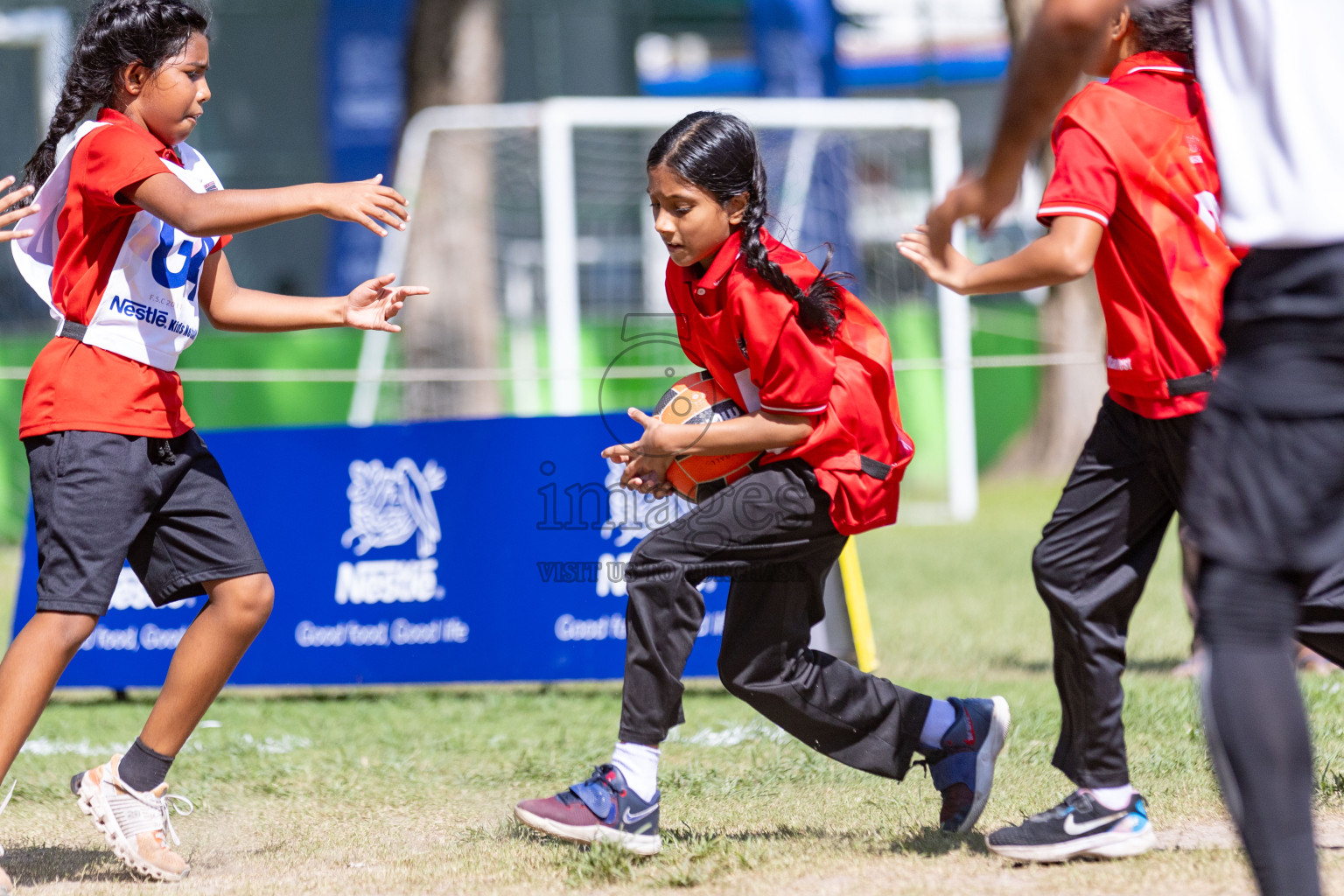 Day 3 of Nestle' Kids Netball Fiesta 2023 held in Henveyru Stadium, Male', Maldives on Saturday, 2nd December 2023. Photos by Nausham Waheed / Images.mv