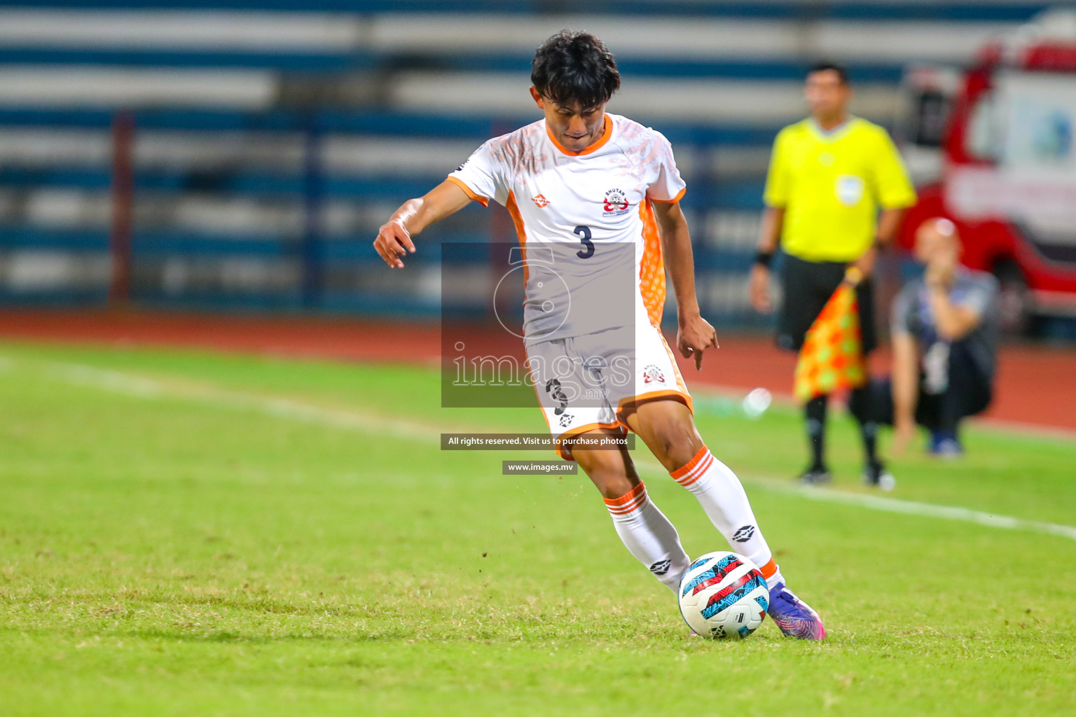 Bhutan vs Bangladesh in SAFF Championship 2023 held in Sree Kanteerava Stadium, Bengaluru, India, on Wednesday, 28th June 2023. Photos: Nausham Waheed, Hassan Simah / images.mv