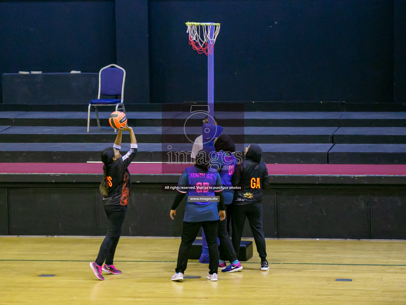 Xenith Sports Club vs Club Matrix in the Milo National Netball Tournament 2022 on 18 July 2022, held in Social Center, Male', Maldives. Photographer: Ahmed Dhaadh / Images.mv