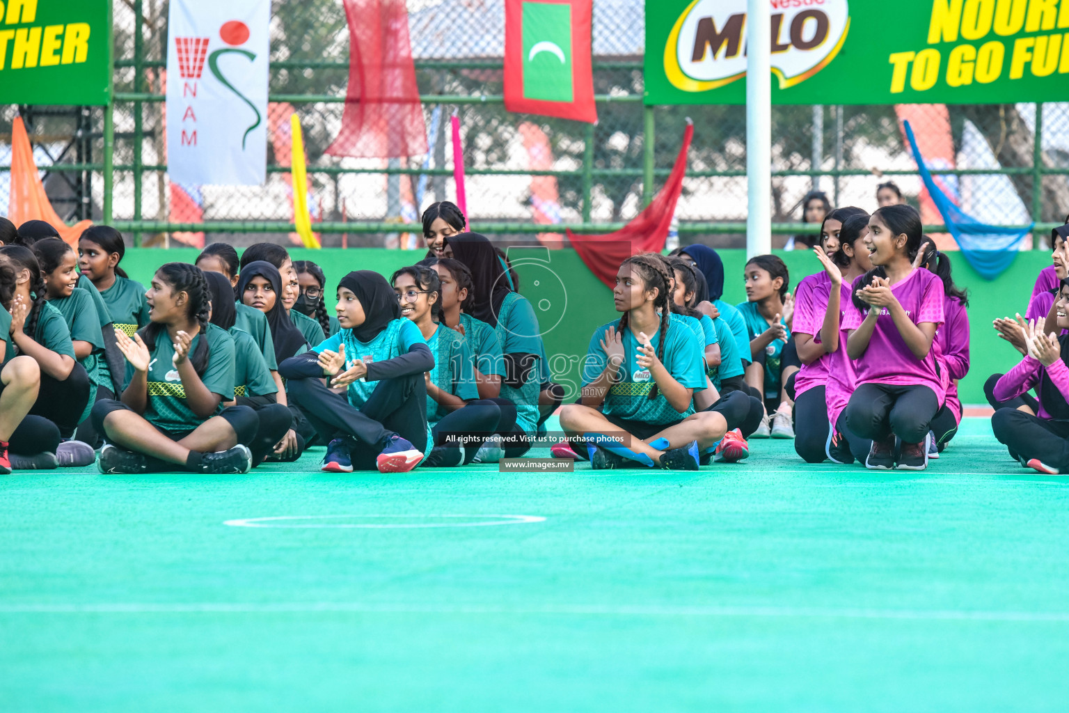 Final of Junior Netball Championship 2022 held in Male', Maldives on 19th March 2022. Photos by Nausham Waheed