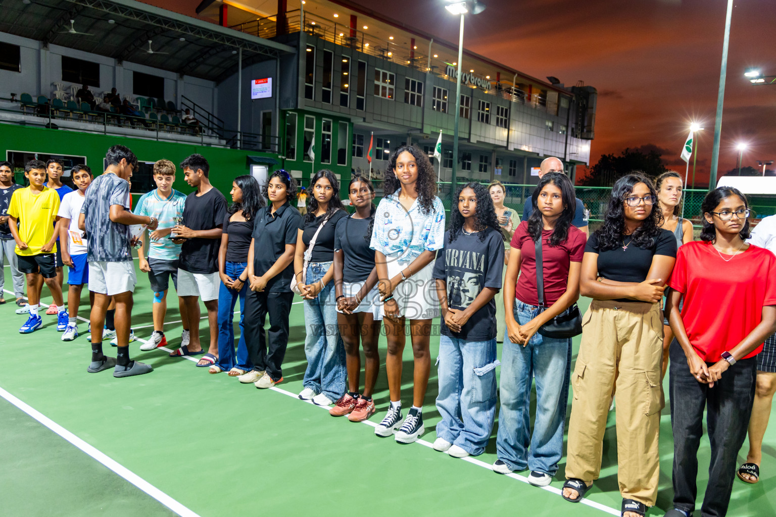 Day 4 of ATF Maldives Junior Open Tennis was held in Male' Tennis Court, Male', Maldives on Thursday, 12th December 2024. Photos: Nausham Waheed/ images.mv