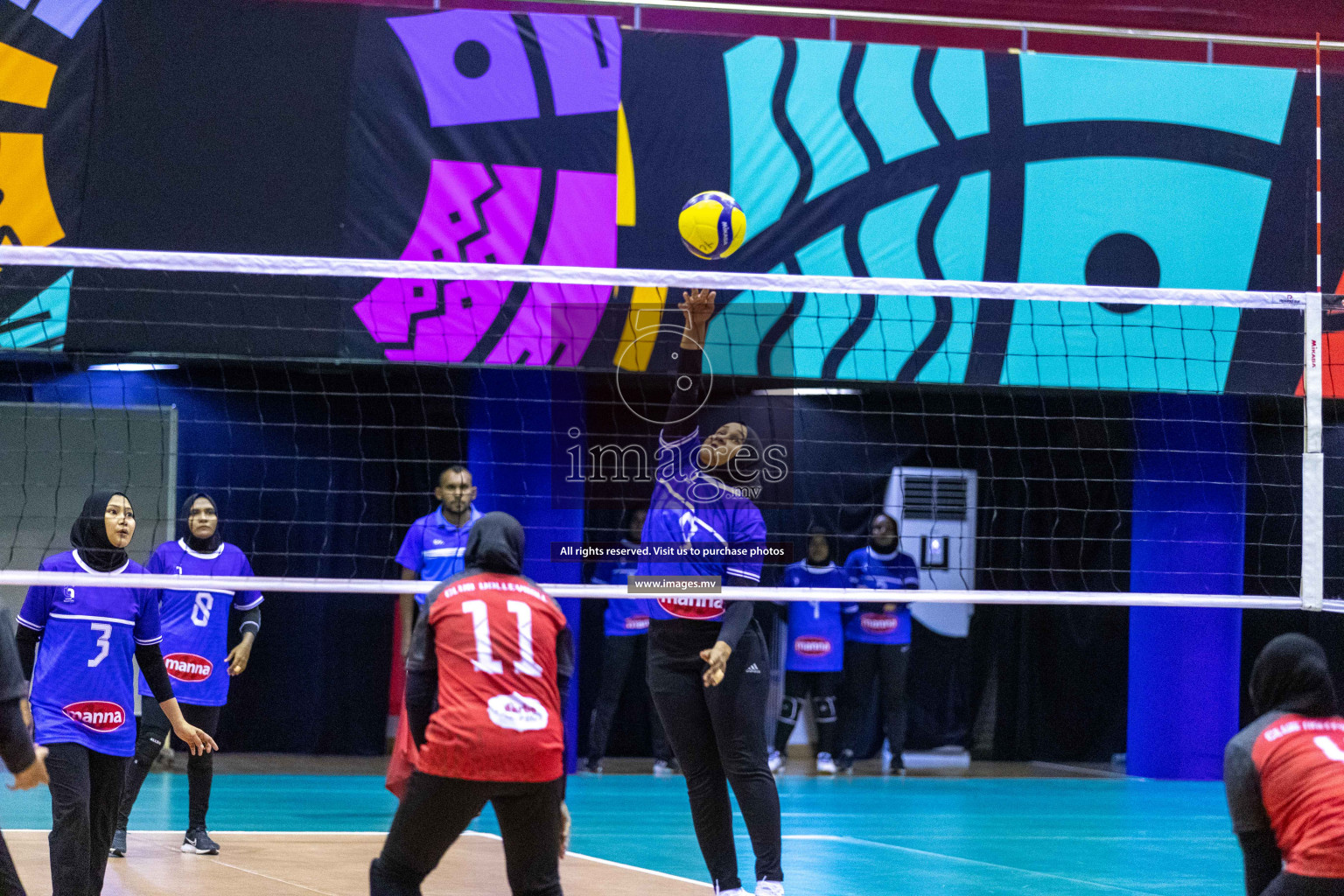 Volleyball Association Cup 2022-Women's Division-Match Day 1 was held in Male', Maldives on Tuesday, 24th May 2022.  Photos By: Ismail Thoriq / images.mv