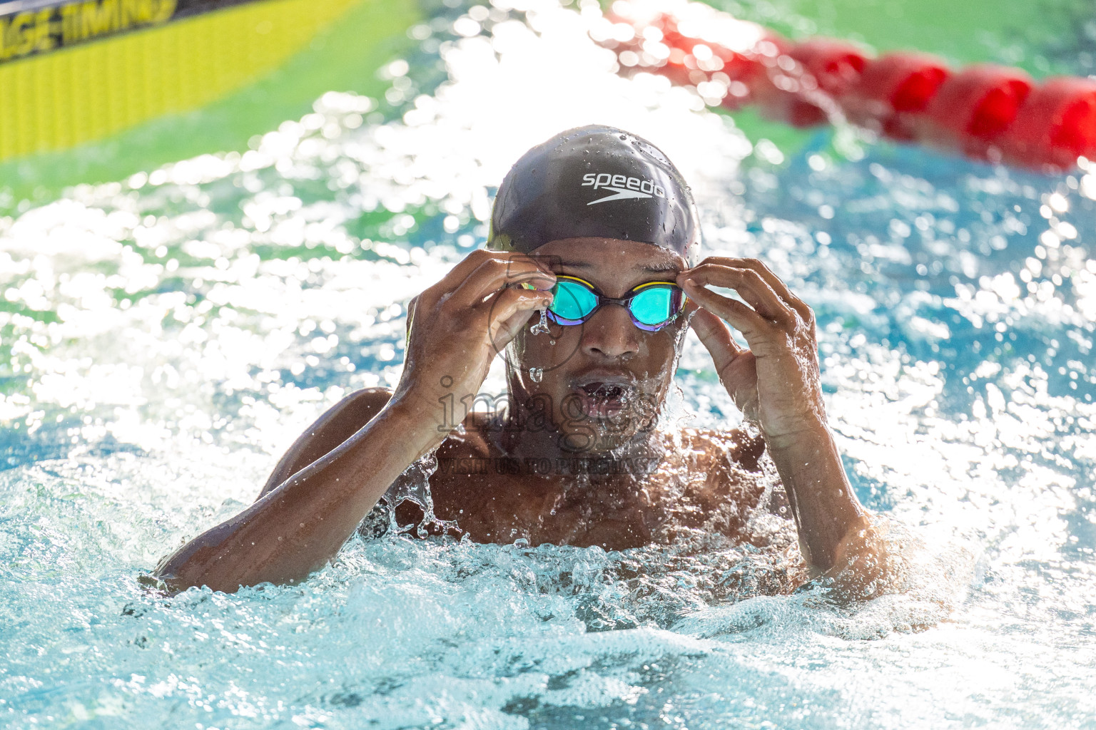 Day 4 of 20th Inter-school Swimming Competition 2024 held in Hulhumale', Maldives on Tuesday, 15th October 2024. Photos: Ismail Thoriq / images.mv