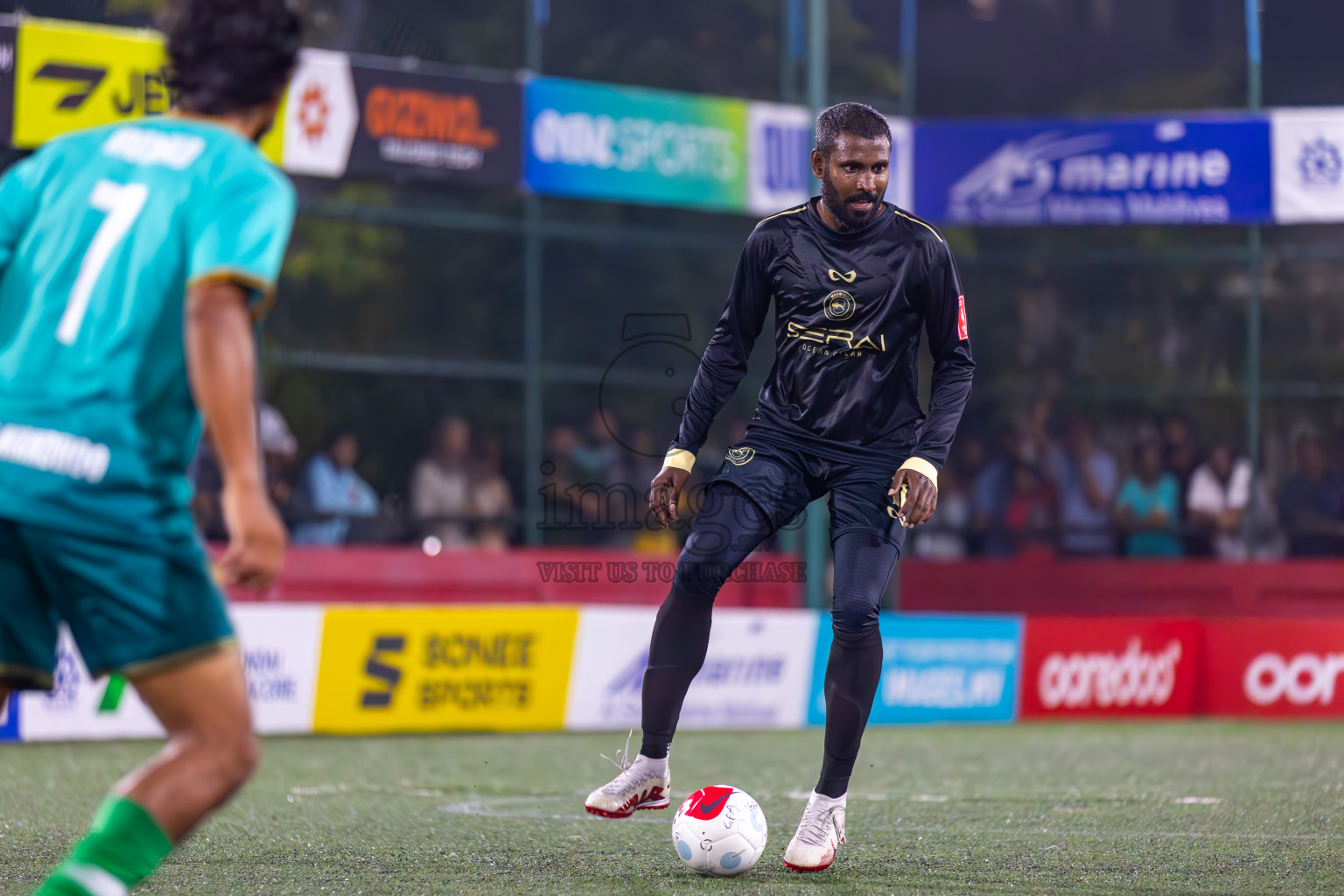 ADh Maamigili vs ADh Mandhoo in Day 16 of Golden Futsal Challenge 2024 was held on Tuesday, 30th January 2024, in Hulhumale', Maldives
Photos: Ismail Thoriq / images.mv