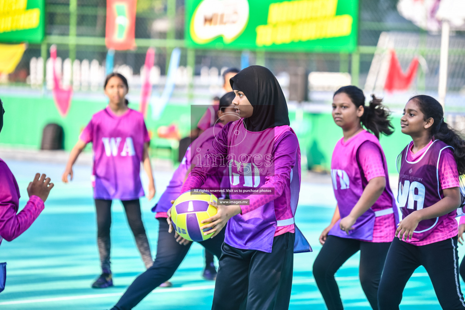 Day 8 of Junior Netball Championship 2022 on 11th March 2022 held in Male', Maldives. Photos by Nausham Waheed