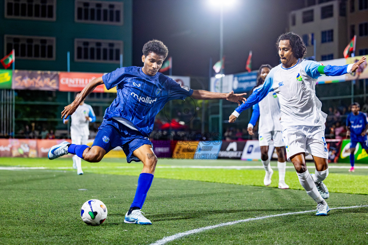 CLUB FEN vs TEAM ALLIED in Club Maldives Cup 2024 held in Rehendi Futsal Ground, Hulhumale', Maldives on Tuesday, 1st October 2024. Photos: Nausham Waheed / images.mv