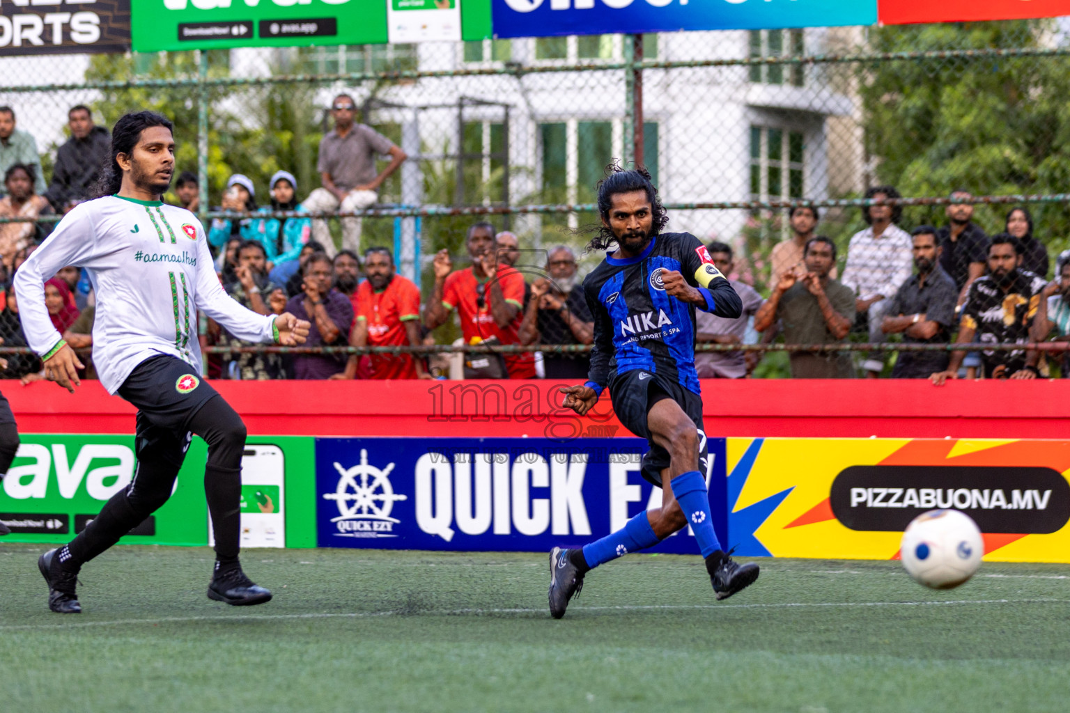 AA. Maalhos VS AA. Bodufolhudhoo in Day 7 of Golden Futsal Challenge 2025 was held on Saturday, 11th January 2025, in Hulhumale', Maldives 
Photos: Hassan Simah / images.mv