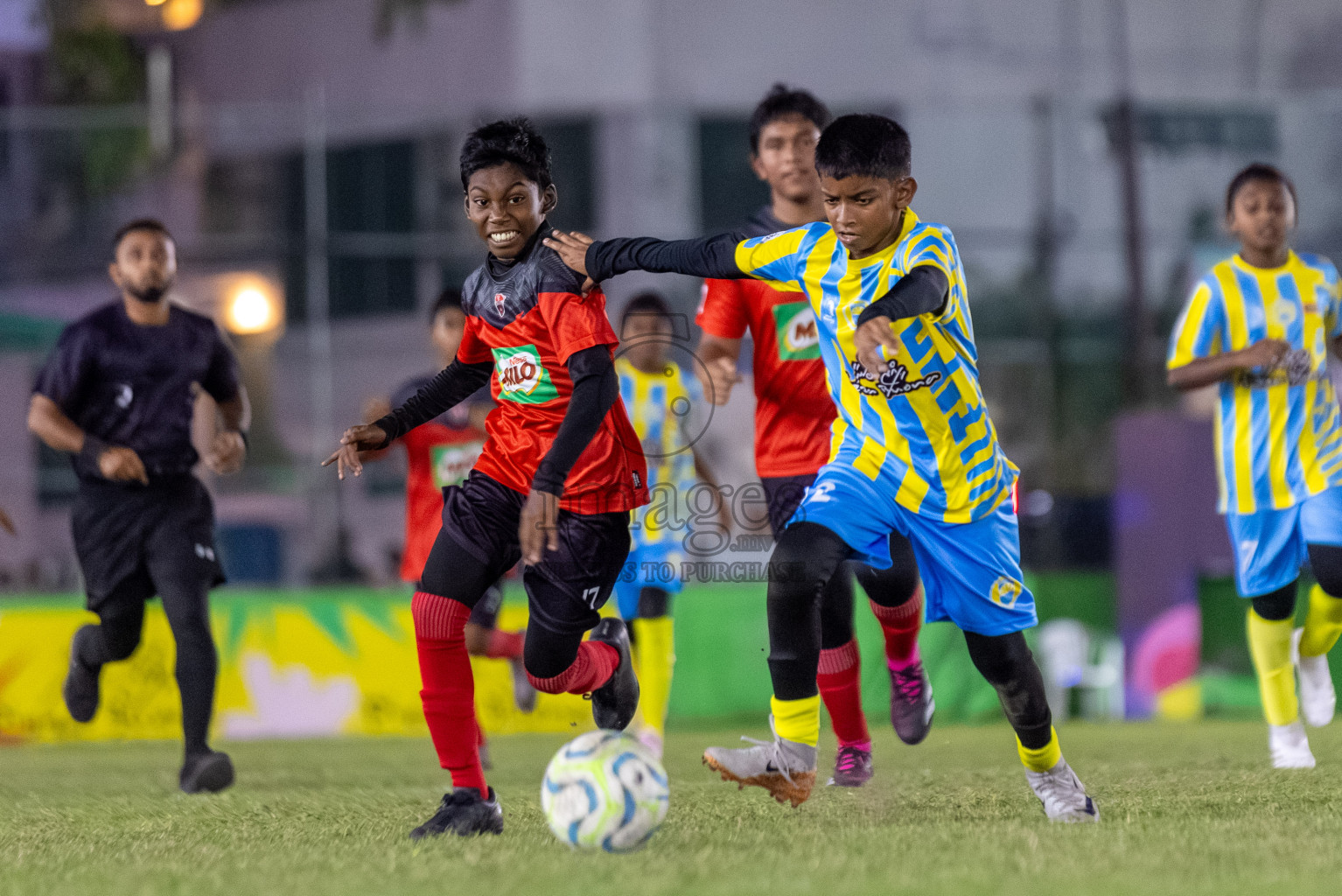 TC vs Valencia  (U12) in Day 5 of Dhivehi Youth League 2024 held at Henveiru Stadium on Friday 29th November 2024. Photos: Shuu Abdul Sattar/ Images.mv