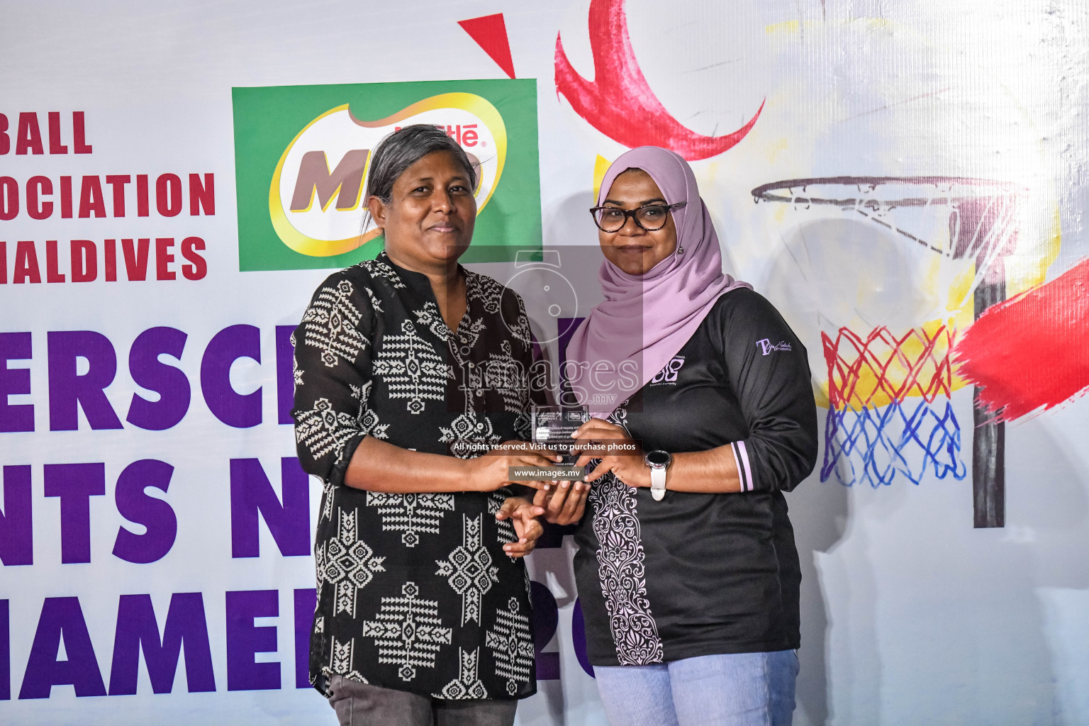 Final of Inter-School Parents Netball Tournament was held in Male', Maldives on 4th December 2022. Photos: Nausham Waheed / images.mv