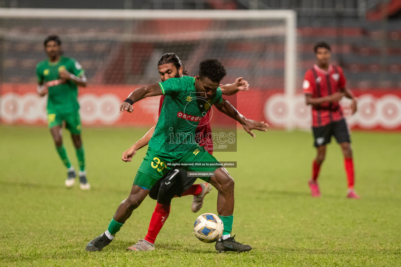 Maziya SR vs TC Sports Club in Ooredoo Dhivehi Premier League 2021/22 on 16th July 2022, held in National Football Stadium, Male', Maldives Photos: Ismail Thoriq/ Images mv