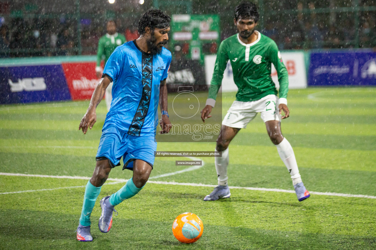 Team FSM vs Club HDC in the Quarter Finals of Club Maldives 2021 held at Hulhumale;, on 12th December 2021 Photos: Nasam / images.mv