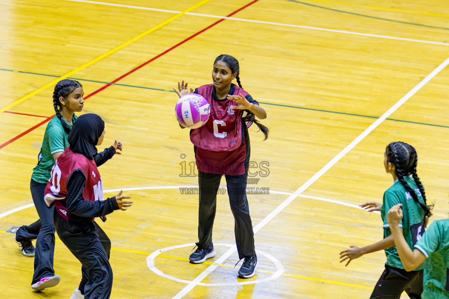 Day 4 of Inter-School Netball Tournament 2025 was held in Social Center Indoor Hall on Tuesday, 21th October 2025. Photos: Areef Adam / images.mv