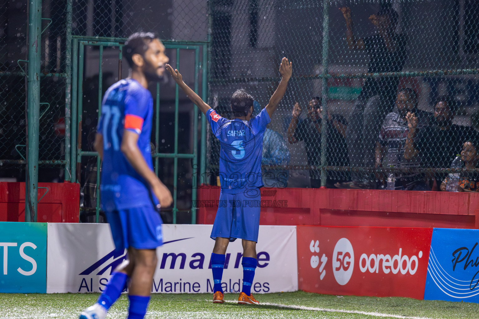 Sh Bileffahi vs Sh Narudhoo in Day 6 of Golden Futsal Challenge 2025 on Friday, 6th January 2025, in Hulhumale', Maldives
Photos: Ismail Thoriq / images.mv