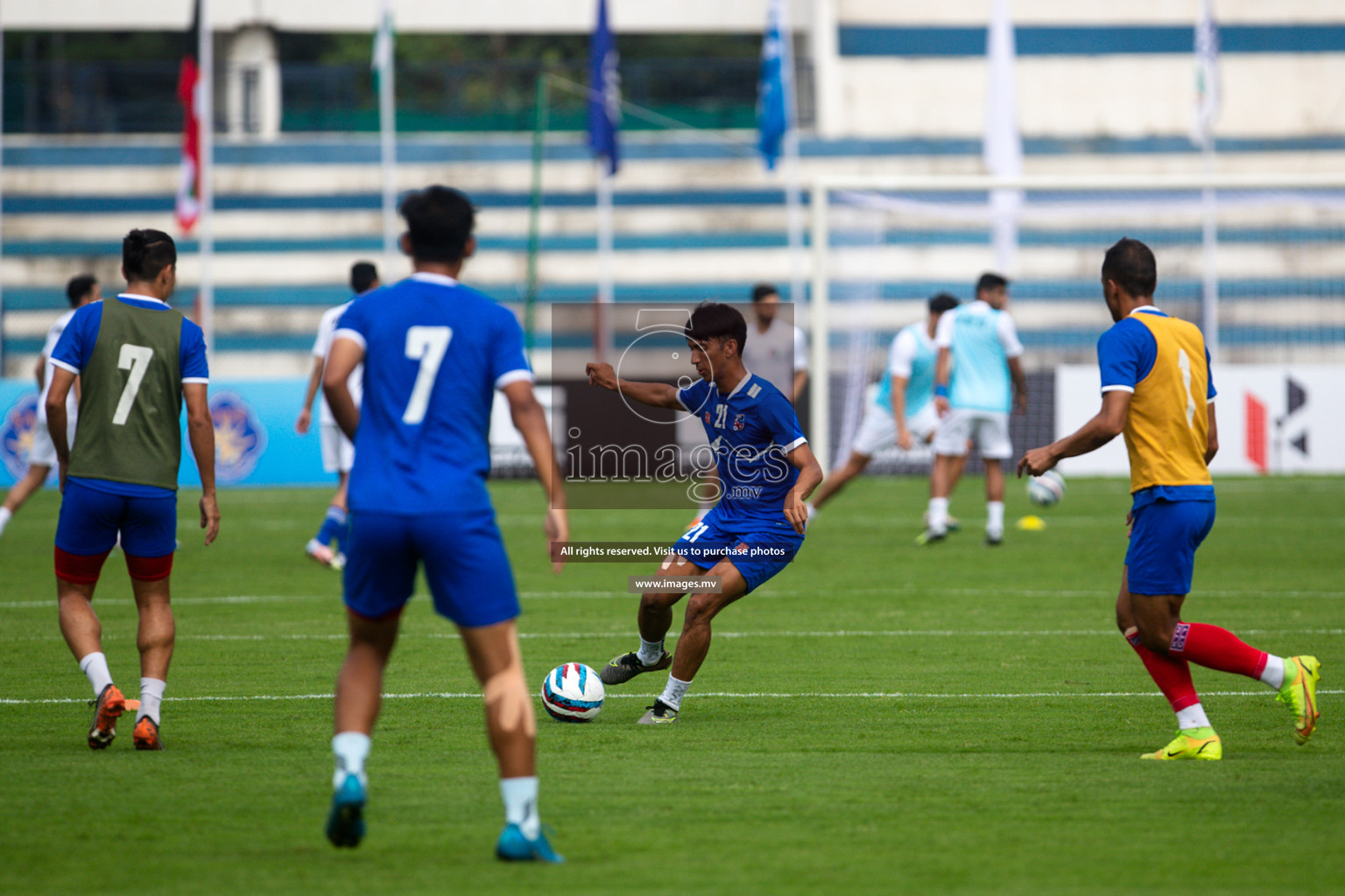 Kuwait vs Nepal in the opening match of SAFF Championship 2023 held in Sree Kanteerava Stadium, Bengaluru, India, on Wednesday, 21st June 2023. Photos: Nausham Waheed / images.mv