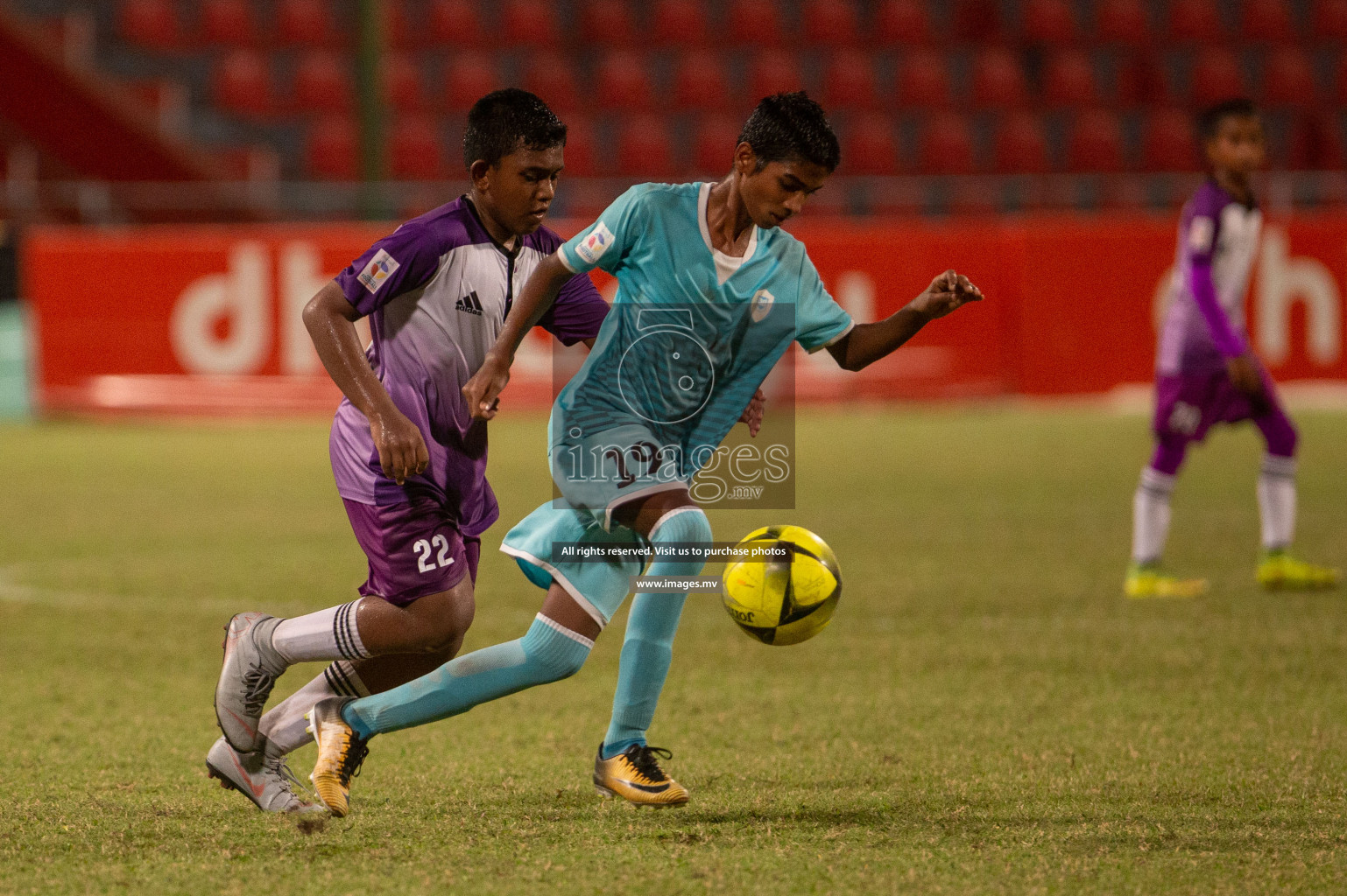 Hiriya School vs Rehendhi School in MAMEN Inter School Football Tournament 2019 (U13) in Male, Maldives on 15th April 2019 Photos: Shadin Jameel/images.mv
