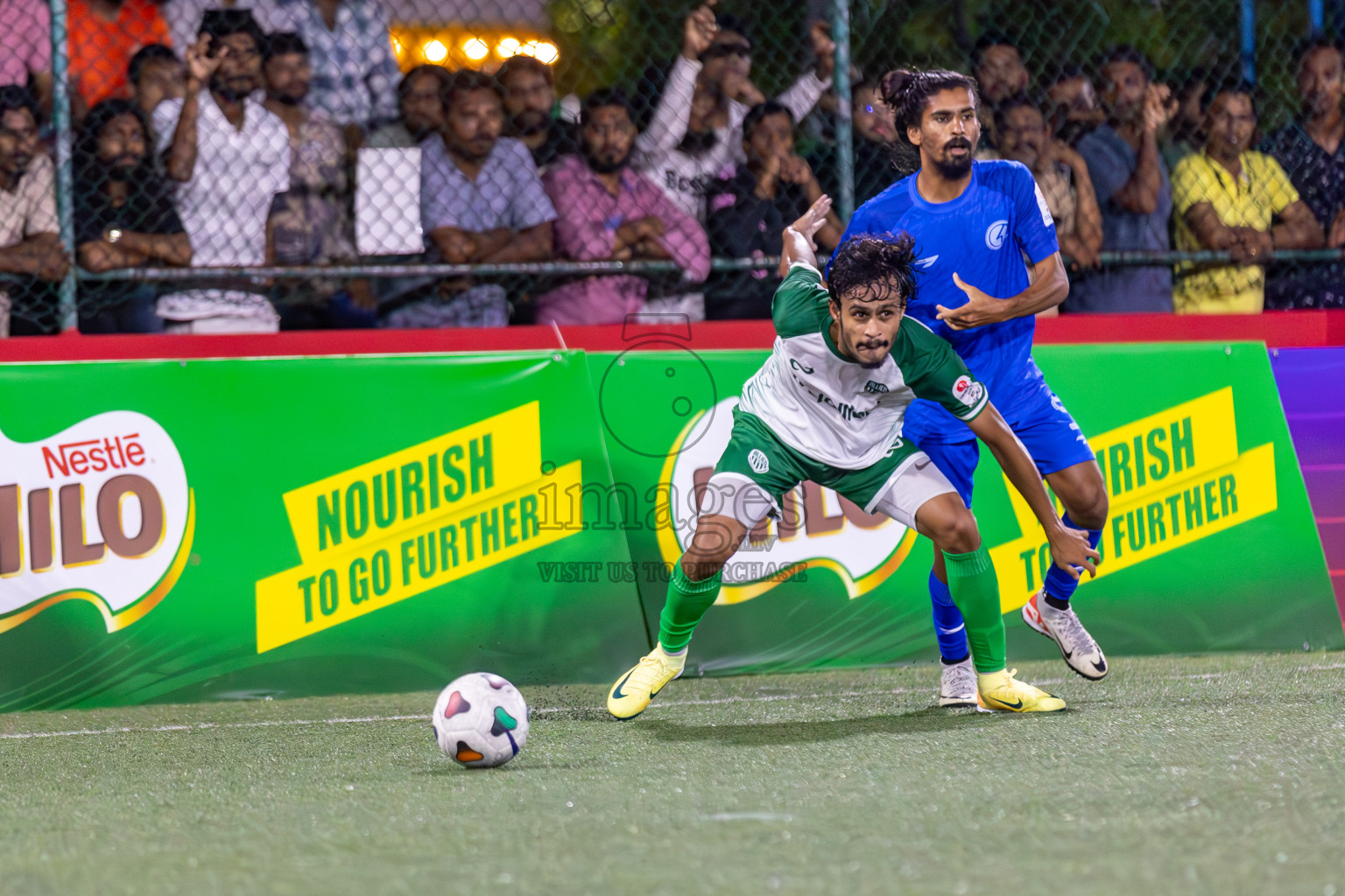 Team Allied vs Club HDC in Club Maldives Cup 2024 held in Rehendi Futsal Ground, Hulhumale', Maldives on Friday, 27th September 2024. 
Photos: Hassan Simah / images.mv