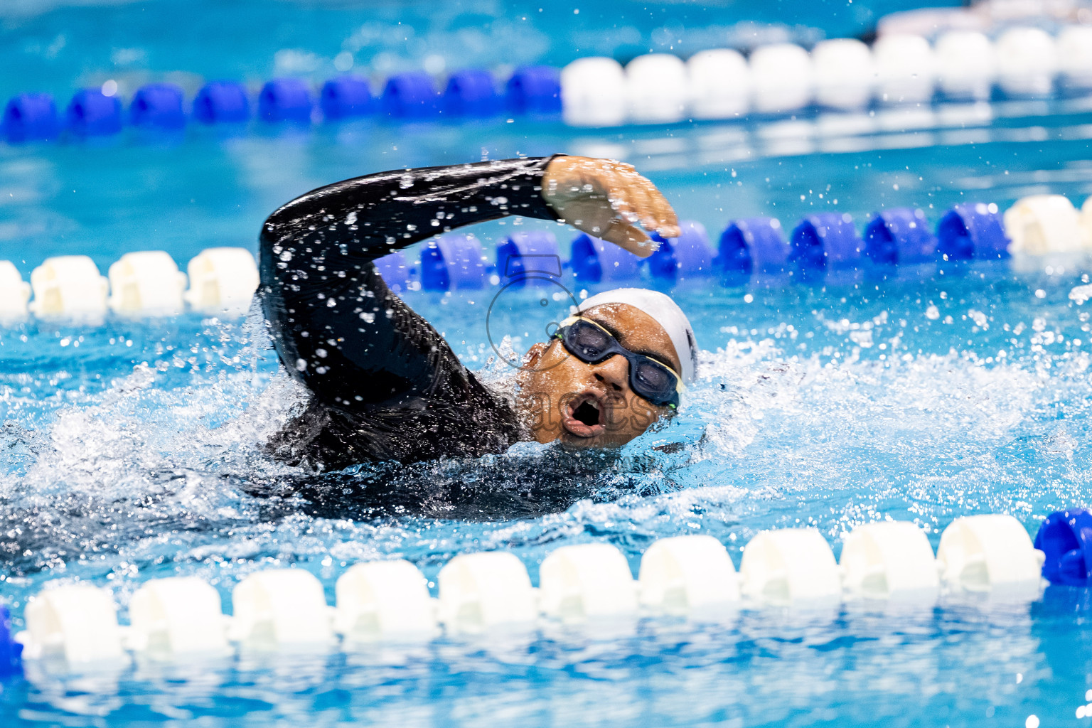 Day 5 of BML 21st Interschool Swimming Competition 2025 was held in Hulhumale' Swimming Pool, Hulhumale', Maldives on Wednesday, 15th October 2025. 
Photos: Hassan Simah / images.mv