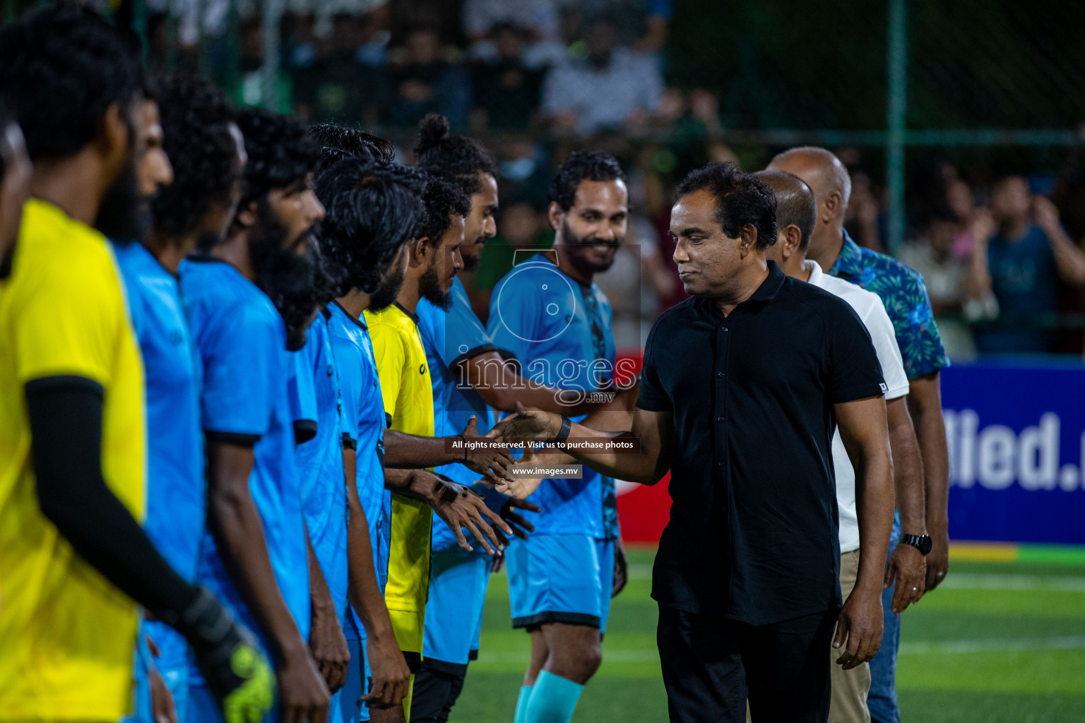 Team FSM vs Club HDC in the Quarter Finals of Club Maldives 2021 held at Hulhumale;, on 12th December 2021 Photos: Ismail Thoriq / images.mv