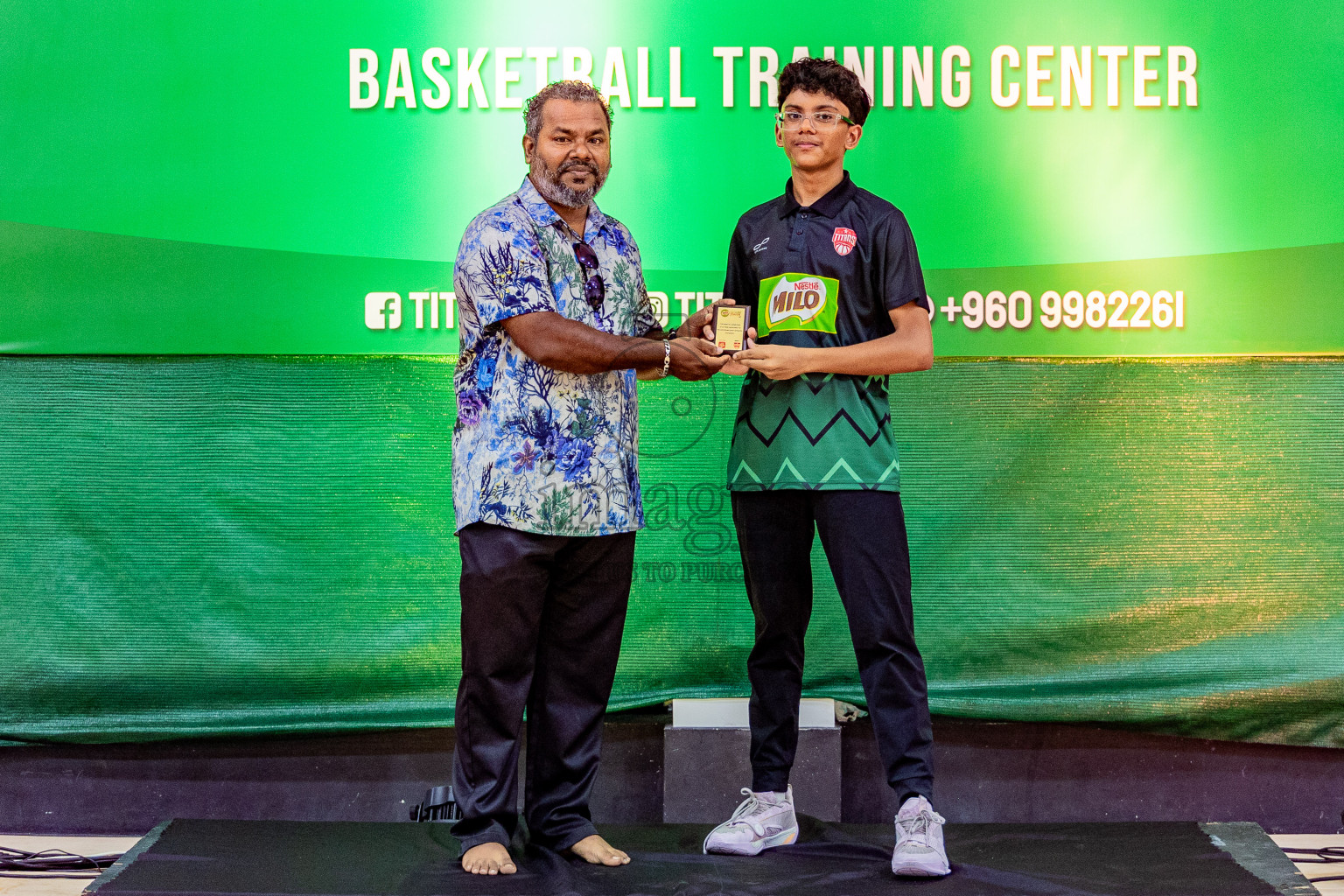 Day 3 of Milo 5 x 5 Junior Challenge 2025 - Basketball tournament held in Basketball Training Center, Male', Maldives on Saturday, 11th October 2025. Photos by: Nausham Waheed, Areef Adam / Images.mv